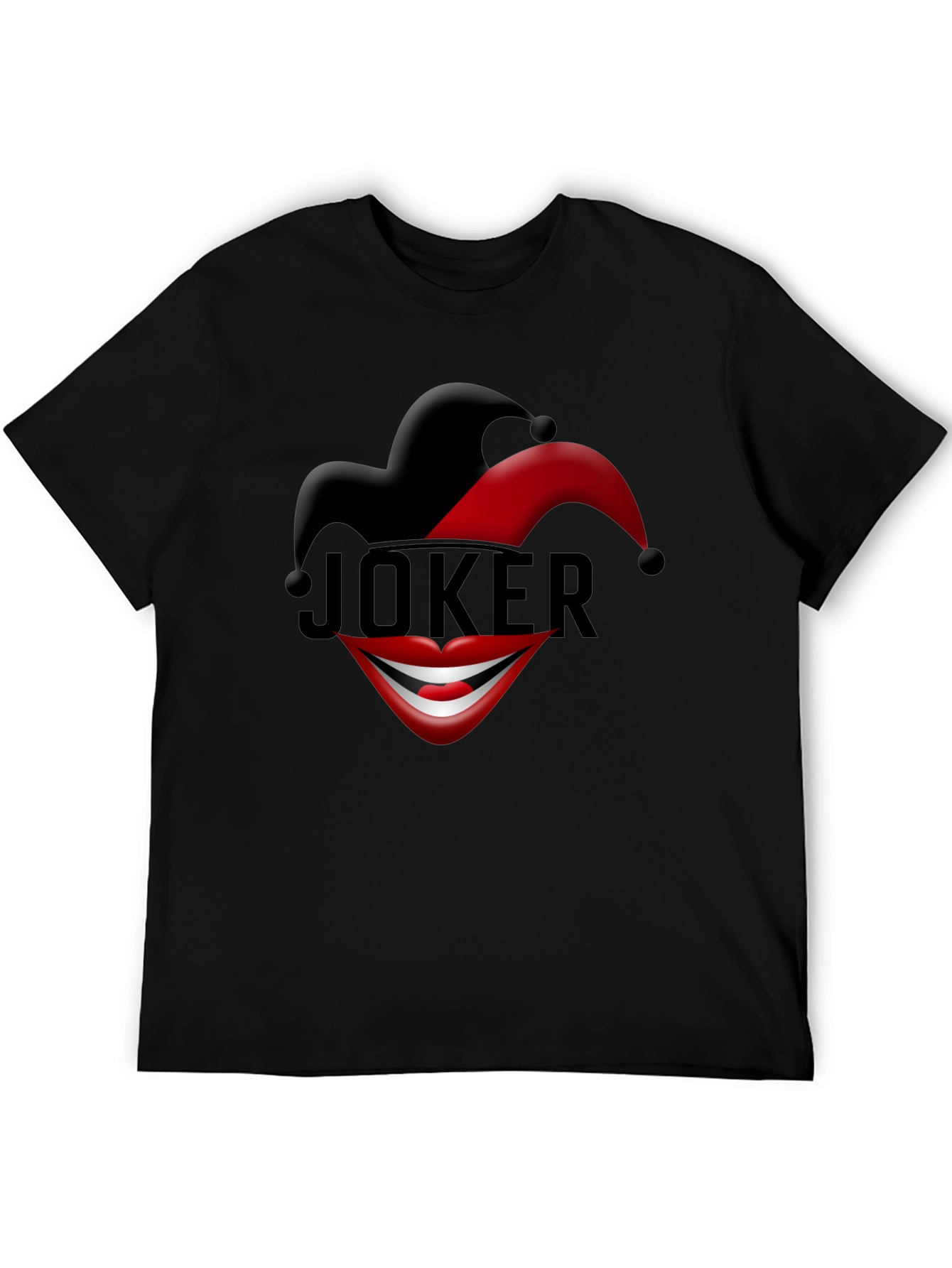 Joker Hat & Smile Graphic T-Shirt - Bold Design
