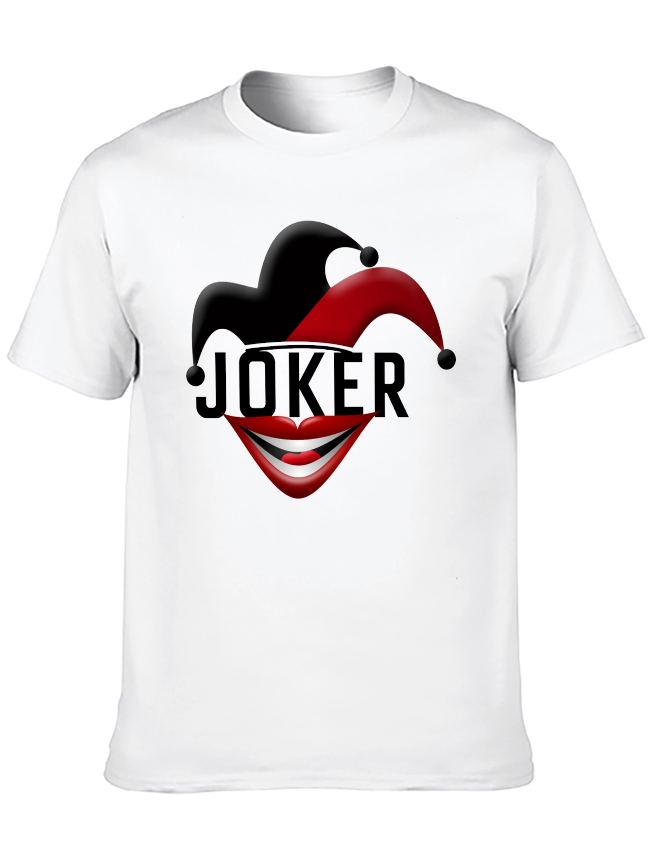 Joker Hat & Smile Graphic T-Shirt - Bold Design