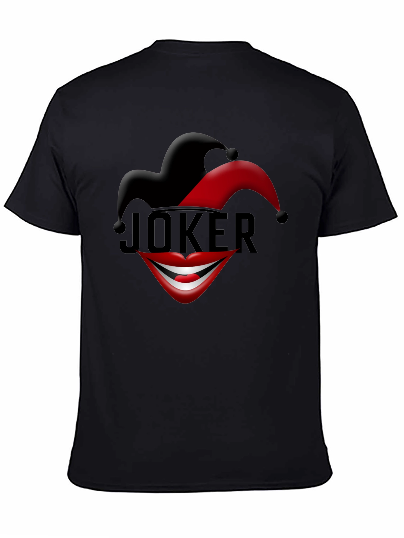Joker Hat & Smile Graphic T-Shirt - Bold Design