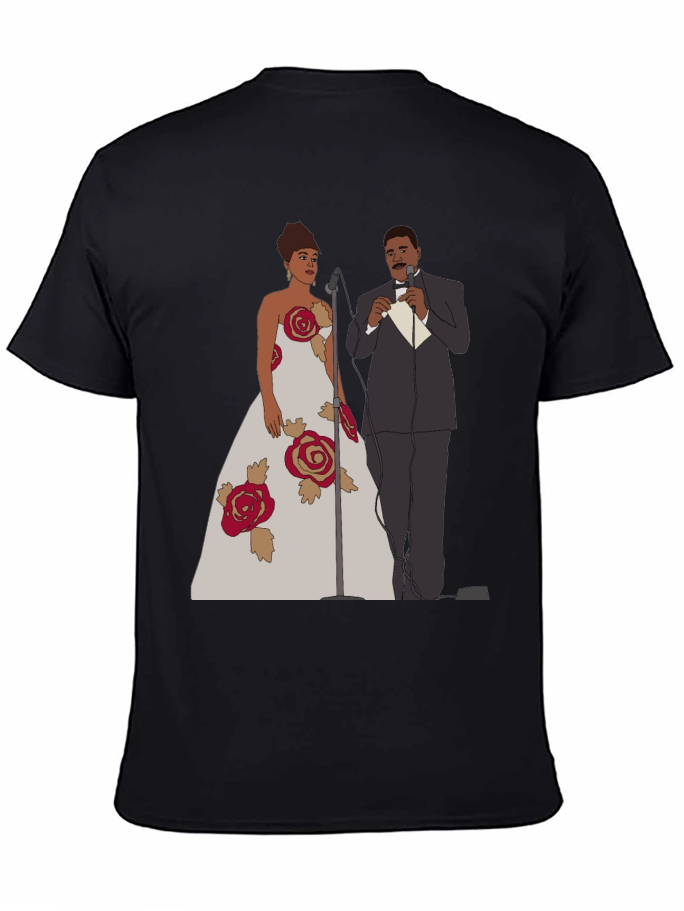 Rose Gown Cartoon T-Shirt