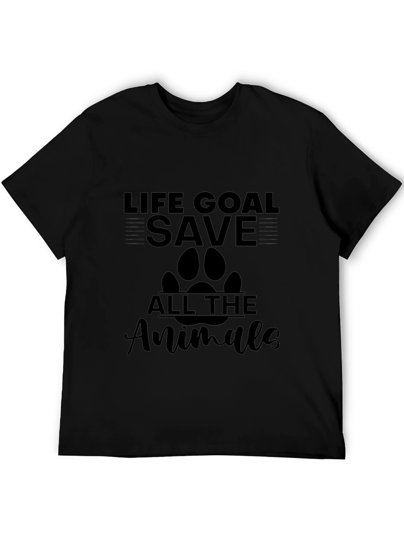 Life Goal Save All The Animals Tee