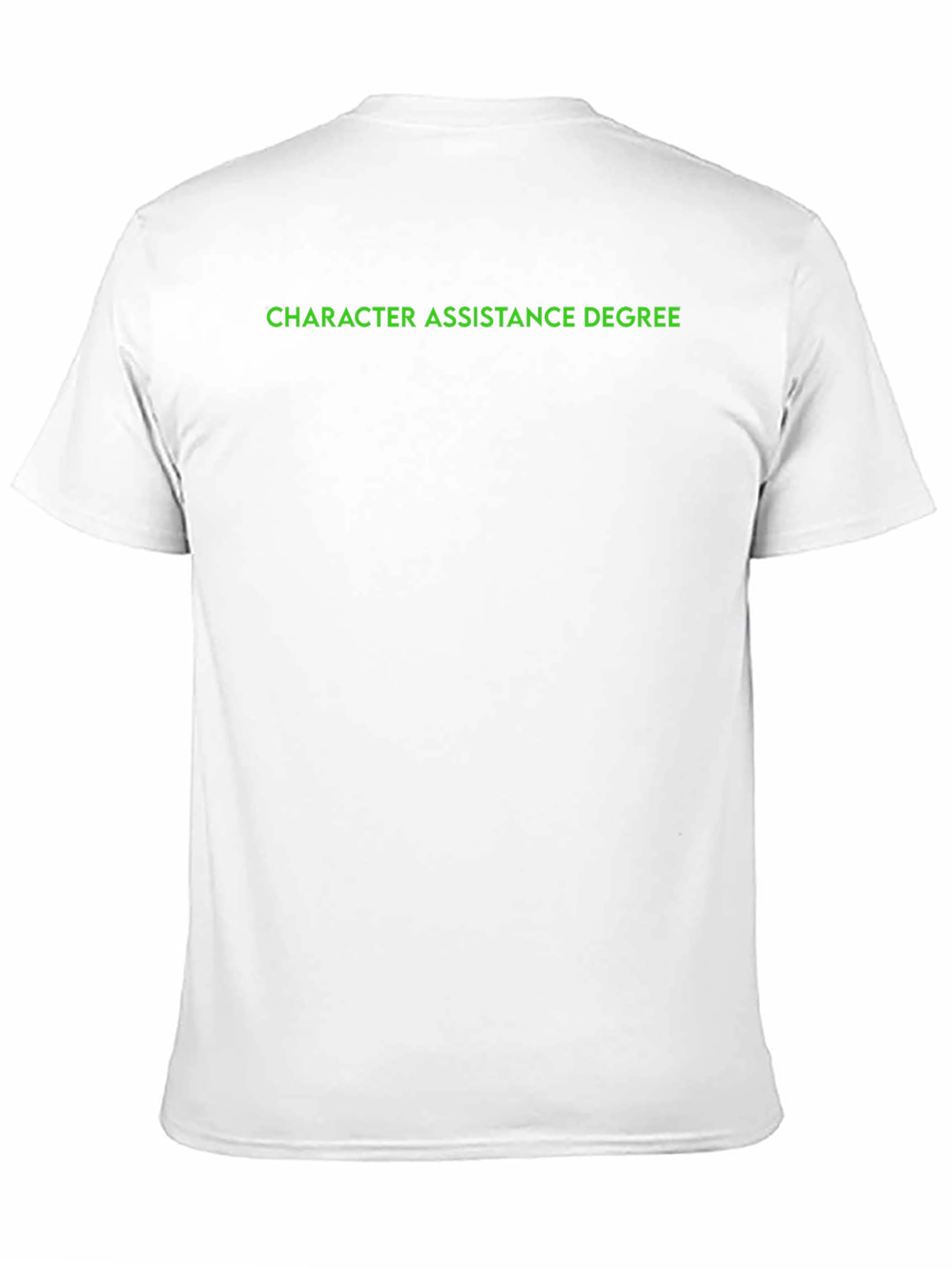 Character Assistance Degree Black T-Shirt