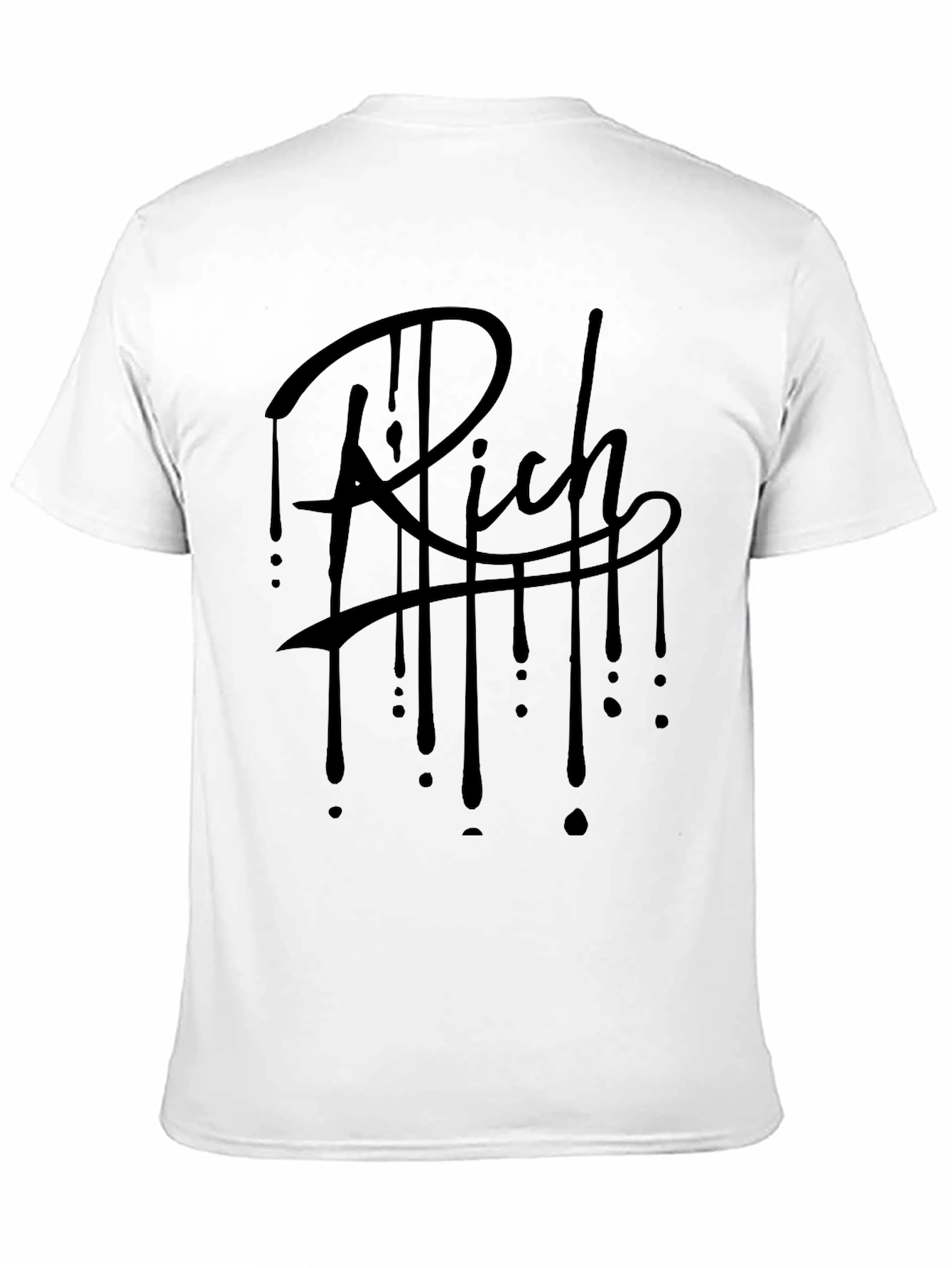 Rich Drip Graphic Tee - Mens Black T-Shirt
