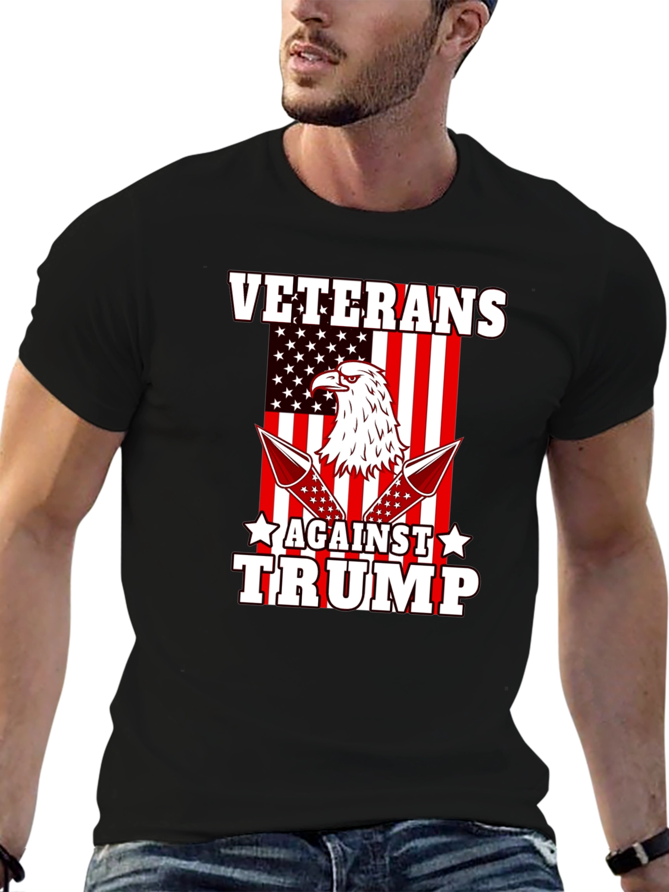 Veterans Against Trump Graphic Tee