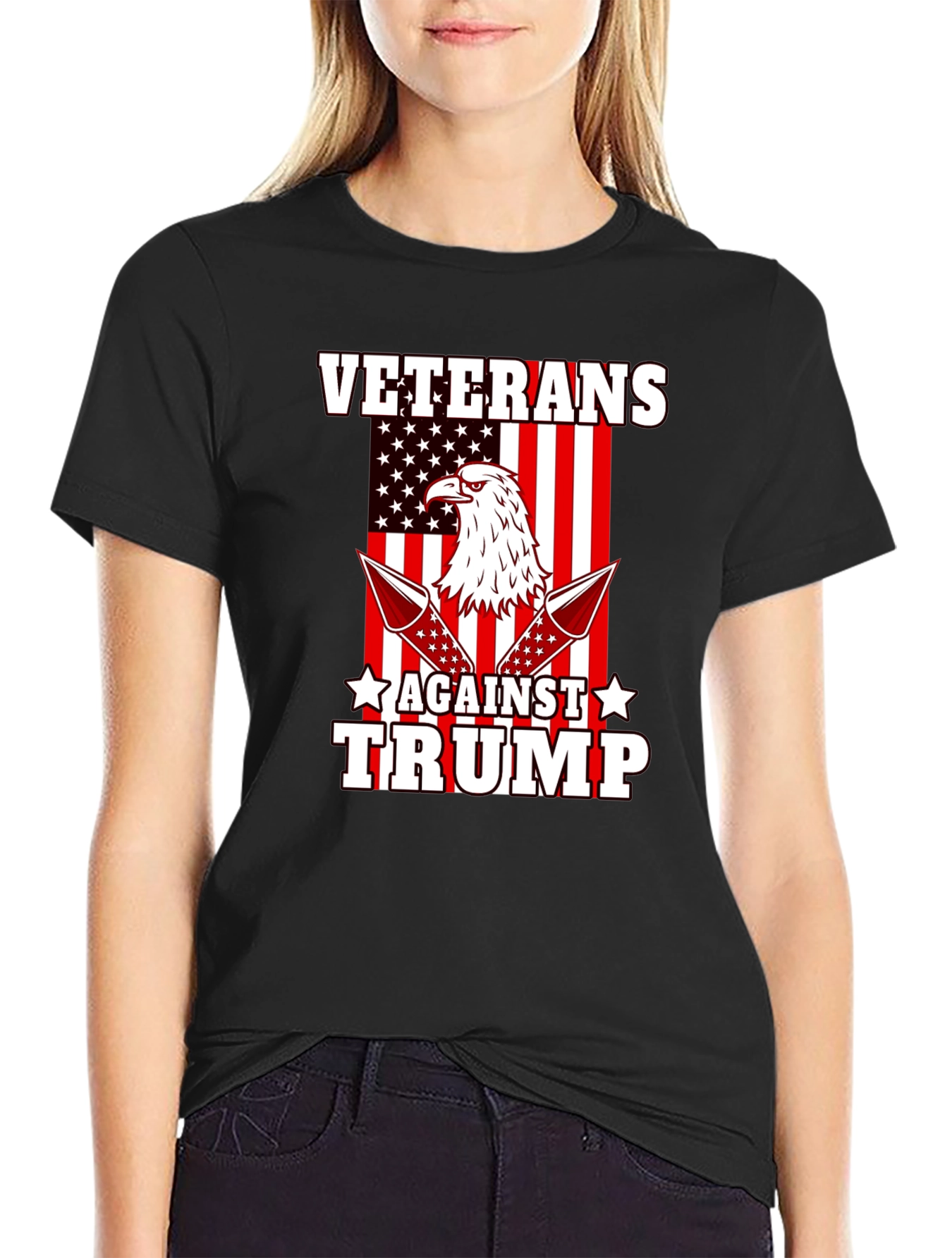Veterans Against Trump Graphic Tee