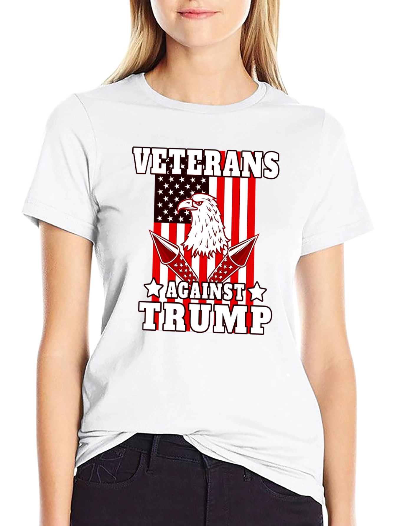 Veterans Against Trump Graphic Tee