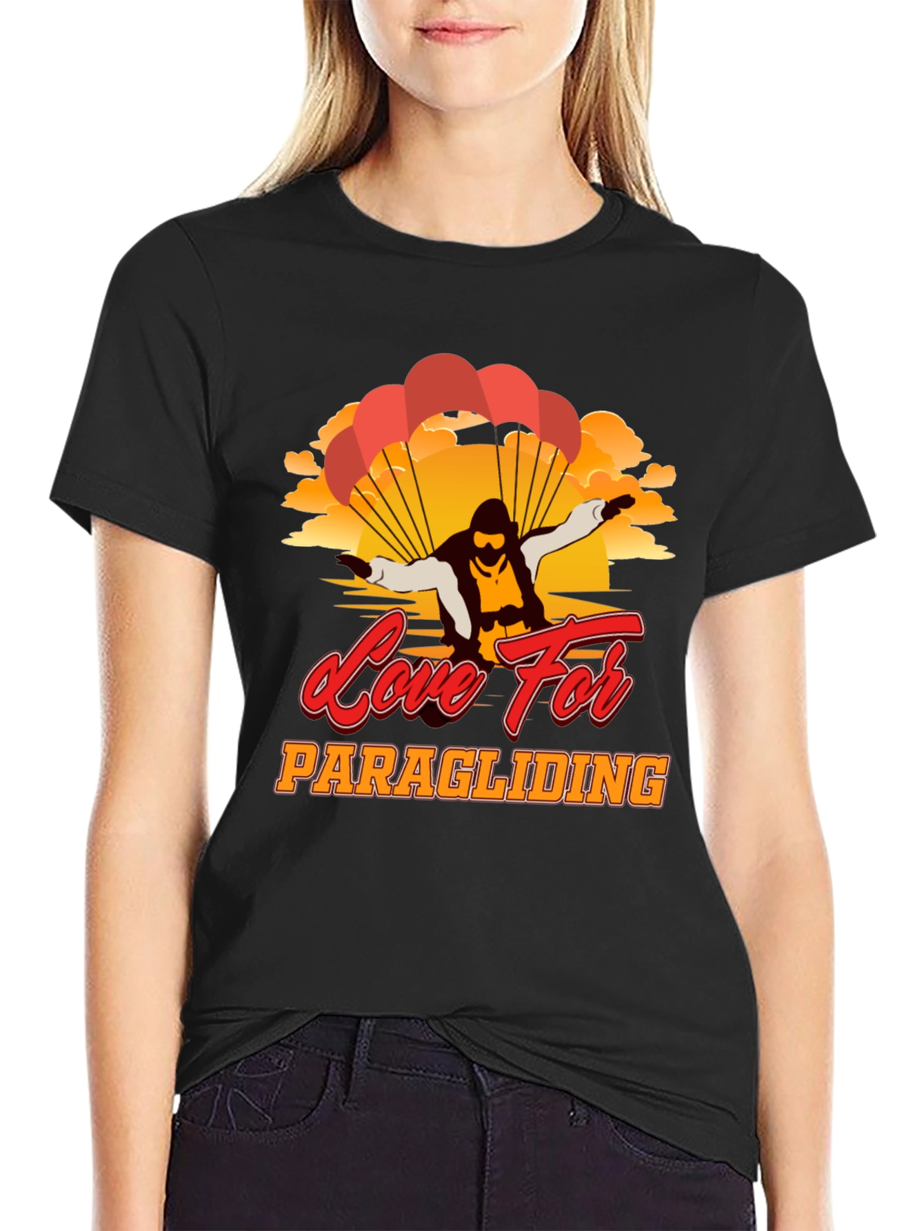 Paragliding Love Graphic Tee | Adventure Seeker Shirt