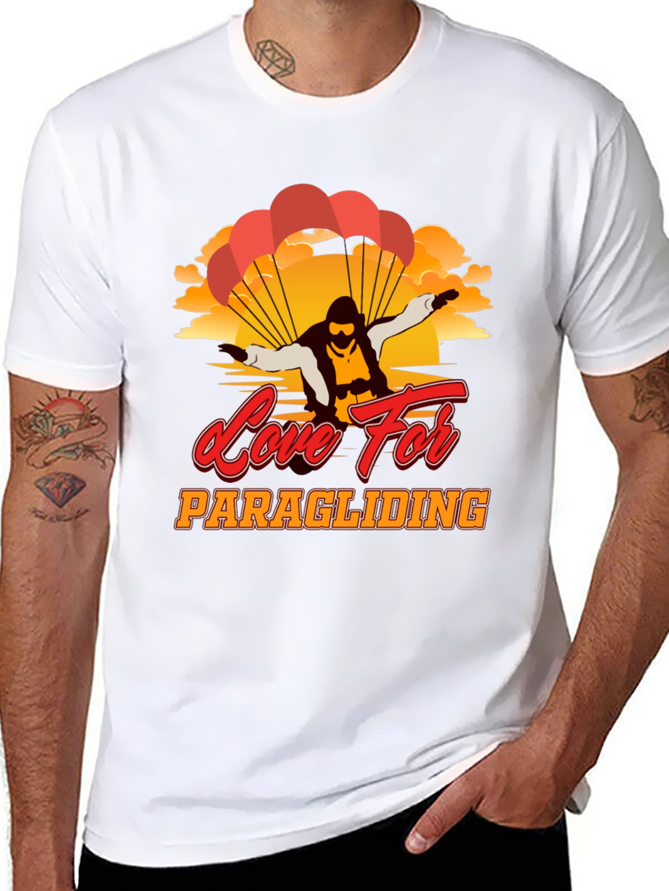 Paragliding Love Graphic Tee | Adventure Seeker Shirt