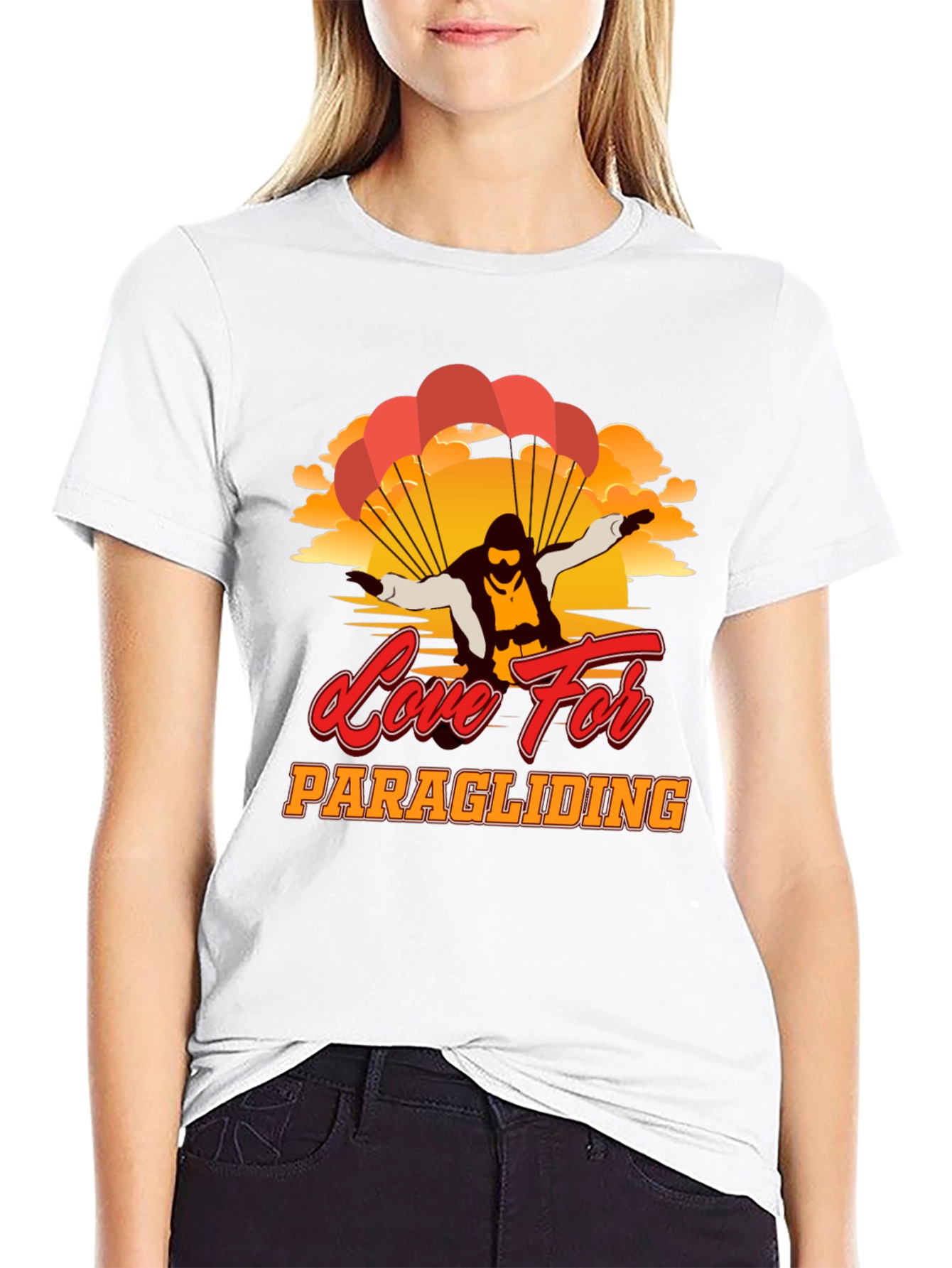 Paragliding Love Graphic Tee | Adventure Seeker Shirt