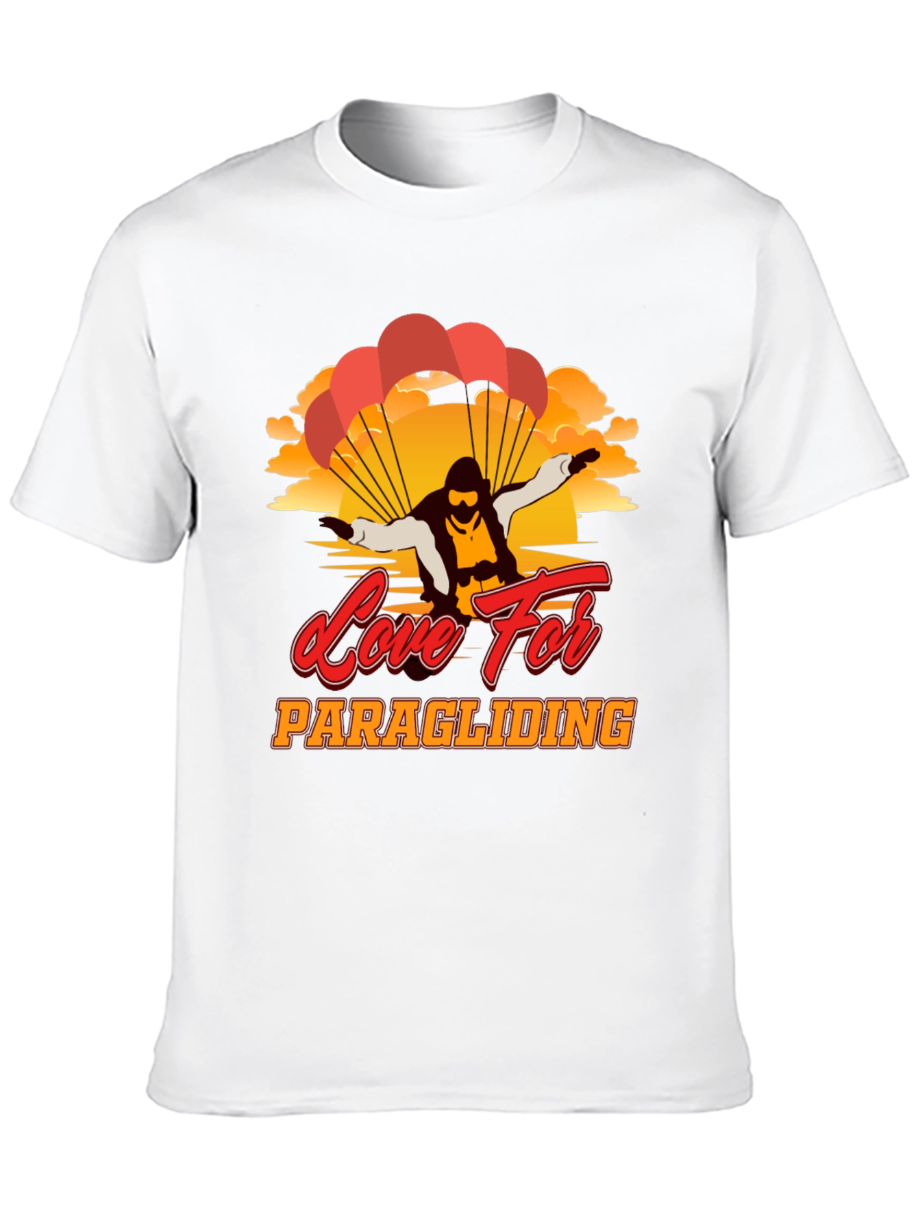 Paragliding Love Graphic Tee | Adventure Seeker Shirt