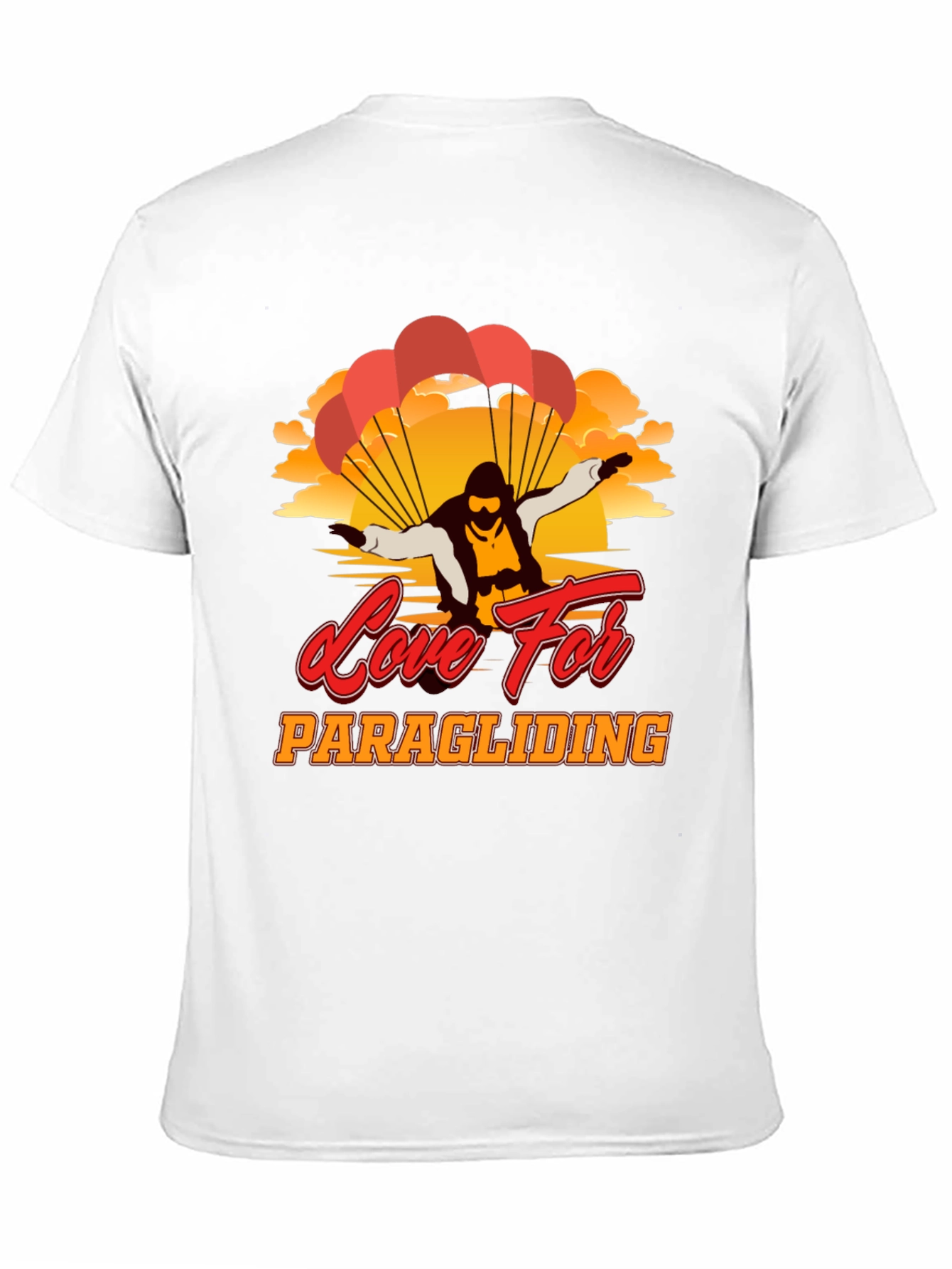 Paragliding Love Graphic Tee | Adventure Seeker Shirt