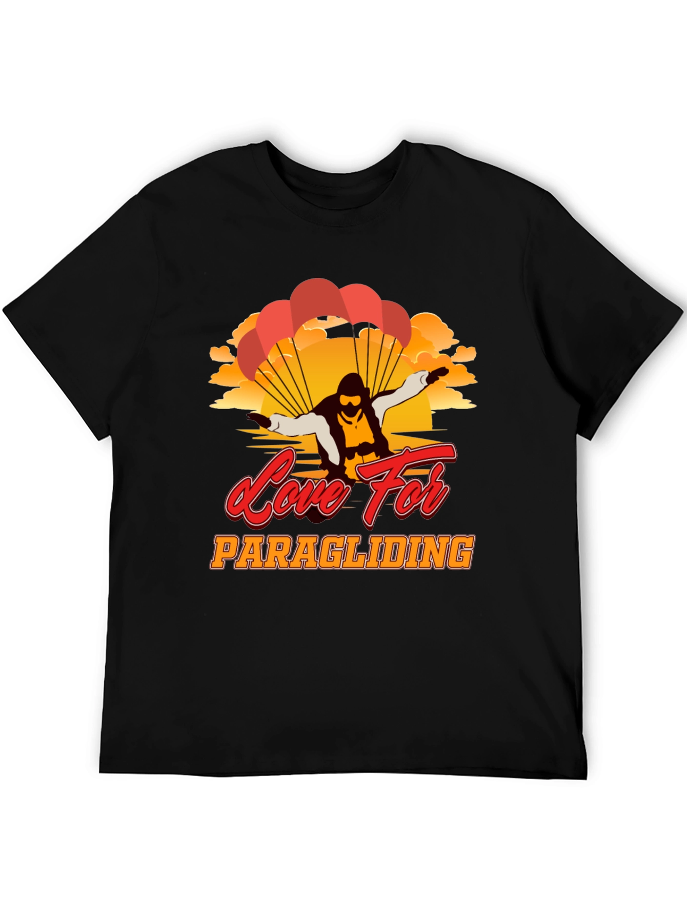 Paragliding Love Graphic Tee | Adventure Seeker Shirt