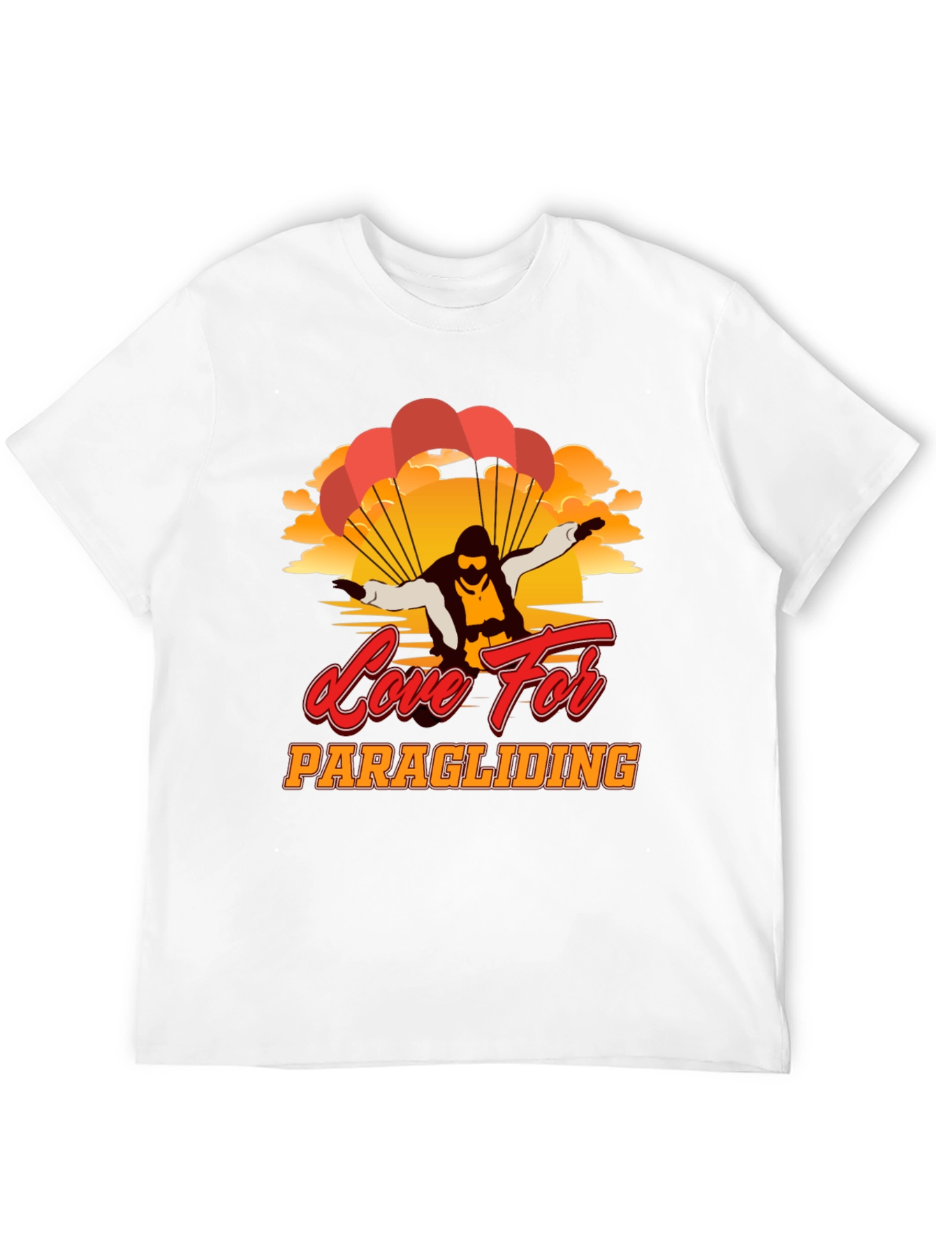 Paragliding Love Graphic Tee | Adventure Seeker Shirt