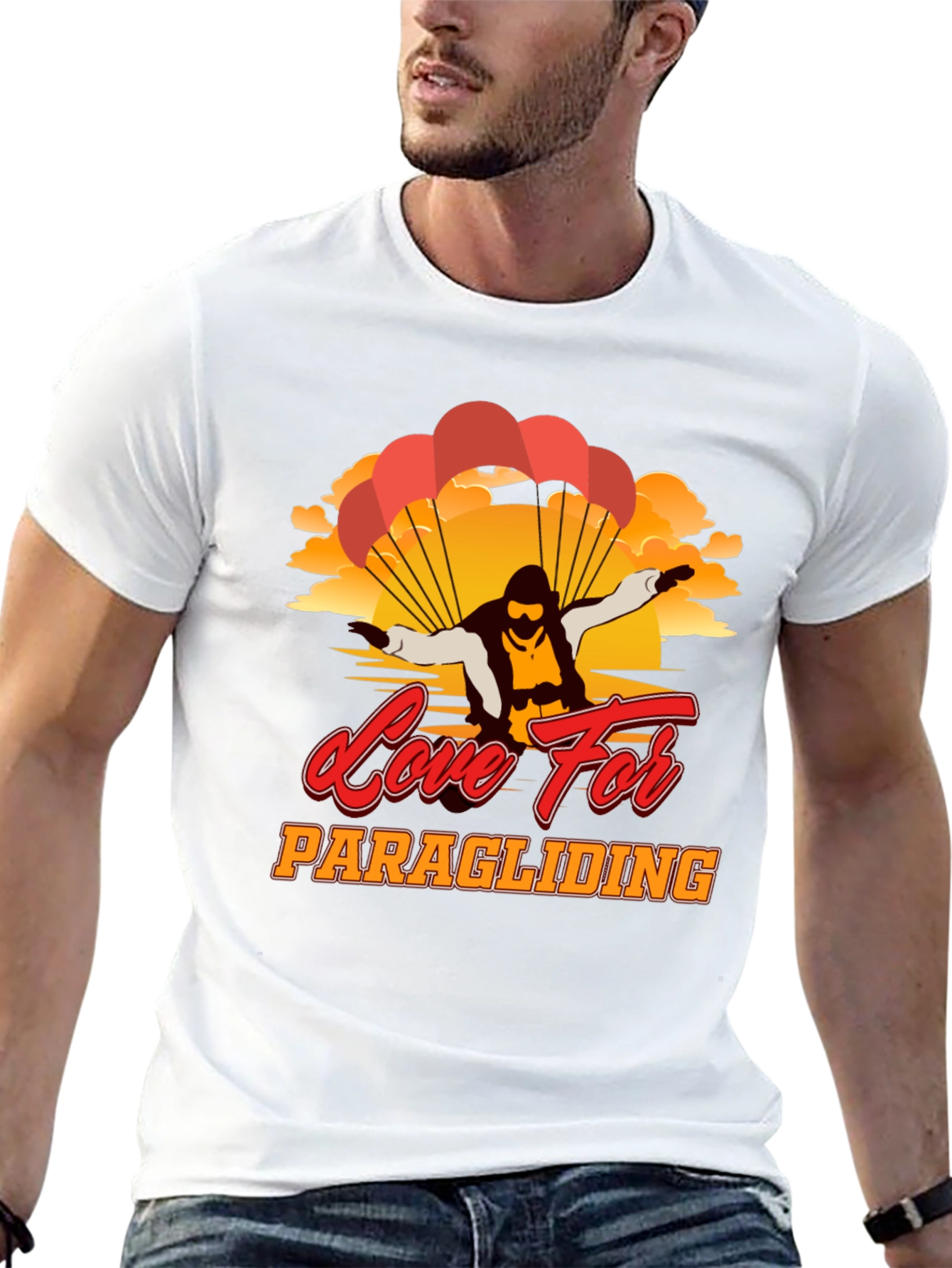 Paragliding Love Graphic Tee | Adventure Seeker Shirt