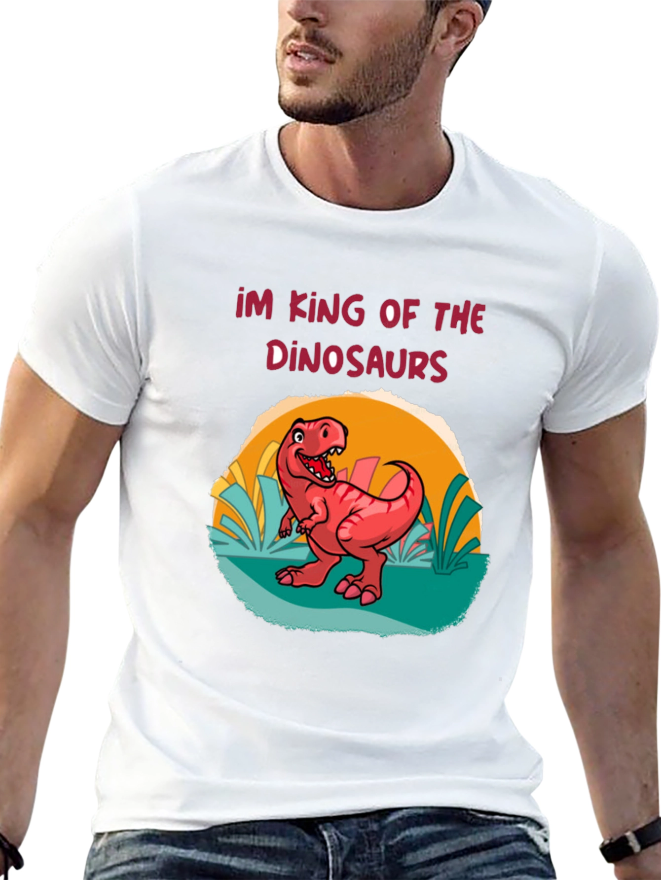 King Dinosaur Graphic T-Shirt
