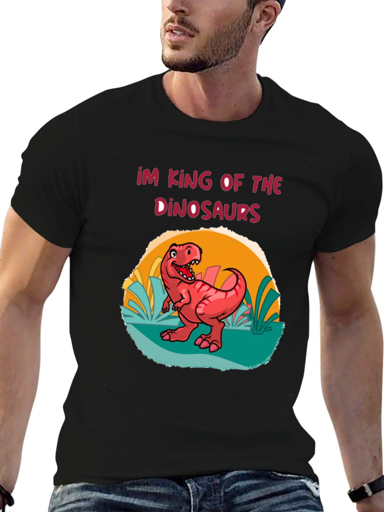 King Dinosaur Graphic T-Shirt