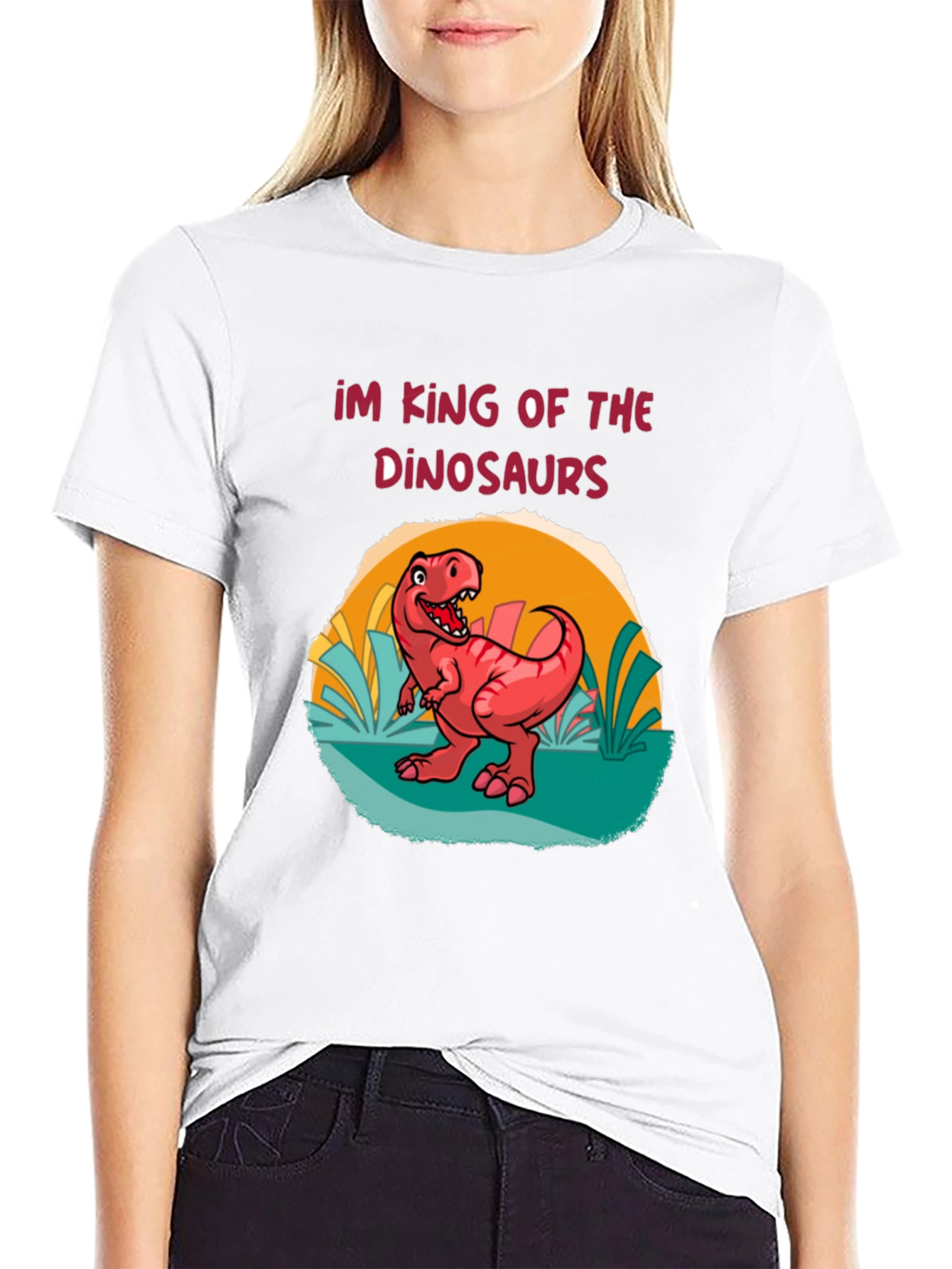 King Dinosaur Graphic T-Shirt