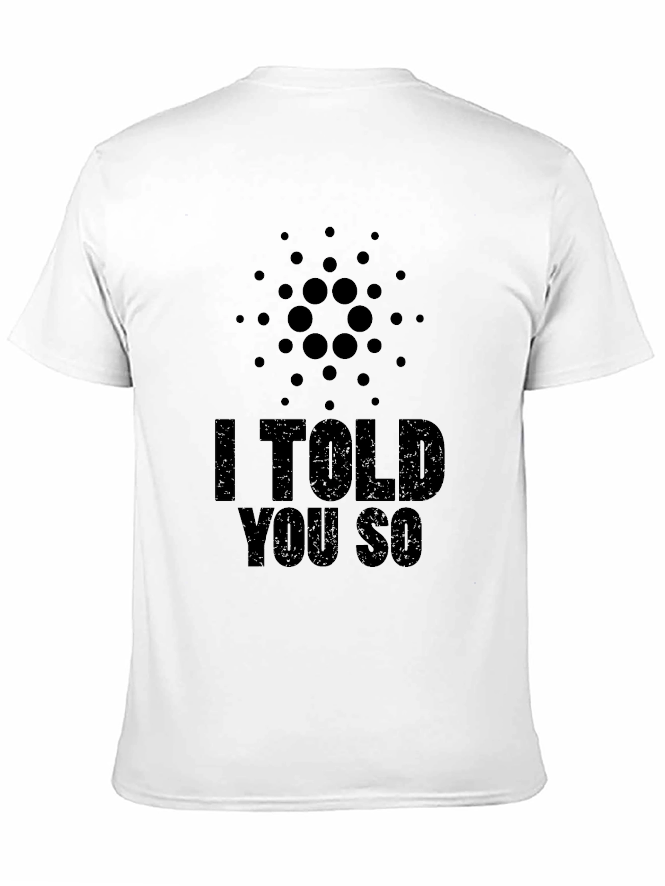 Cryptocurrency T-Shirt - I Told You So - Black
