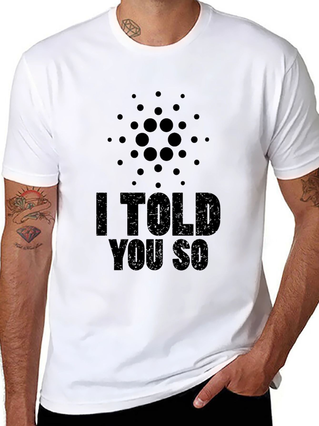 Cryptocurrency T-Shirt - I Told You So - Black