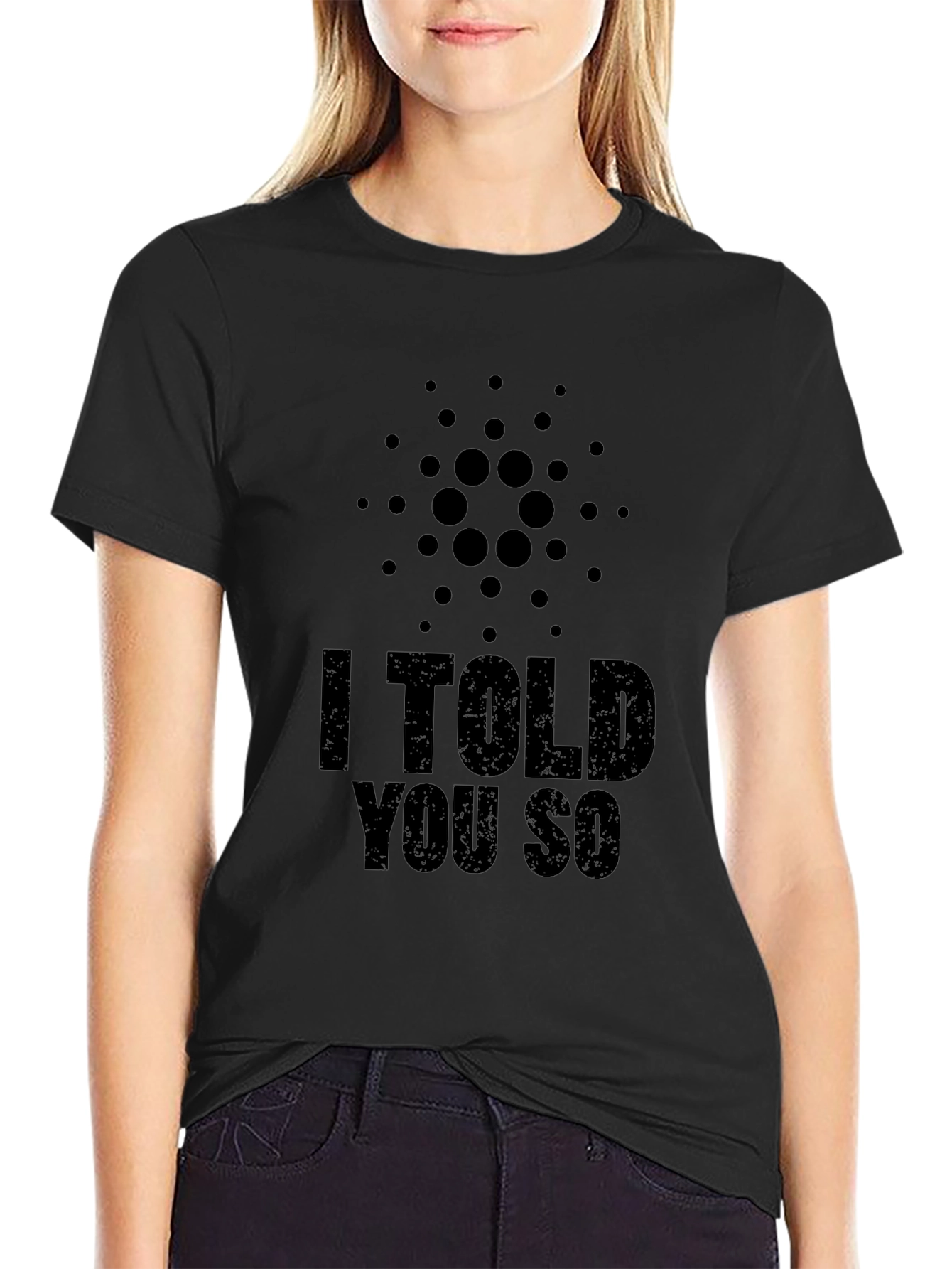 Cryptocurrency T-Shirt - I Told You So - Black