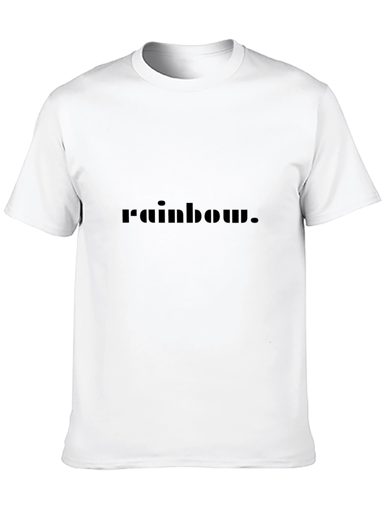 Rainbow Graphic Black T-Shirt