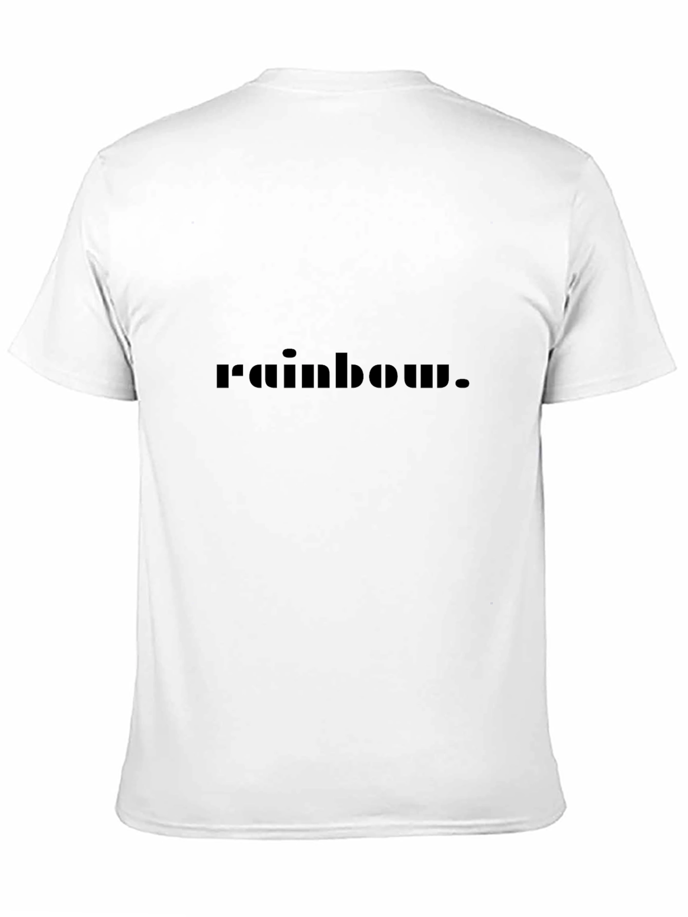 Rainbow Graphic Black T-Shirt