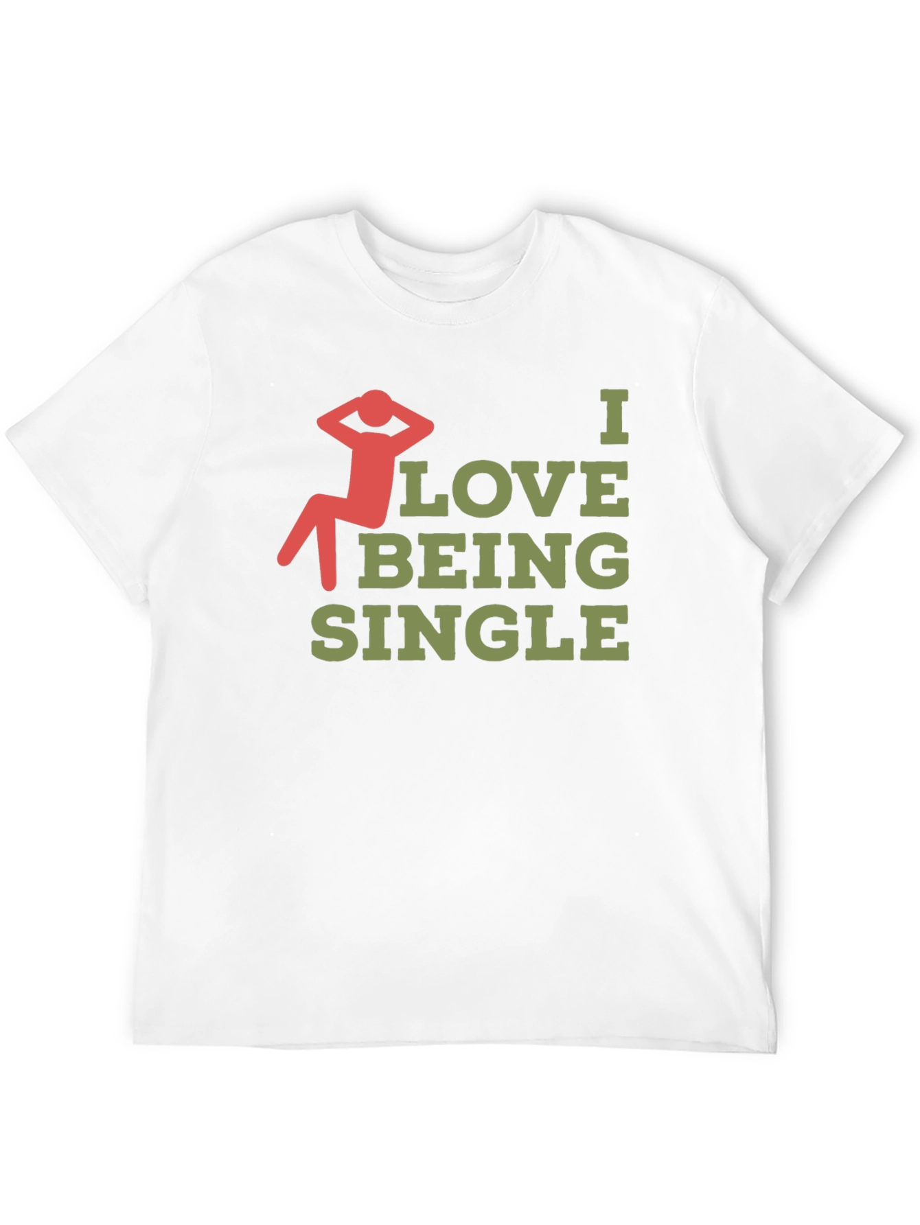 I Love Being Single Graphic T-Shirt