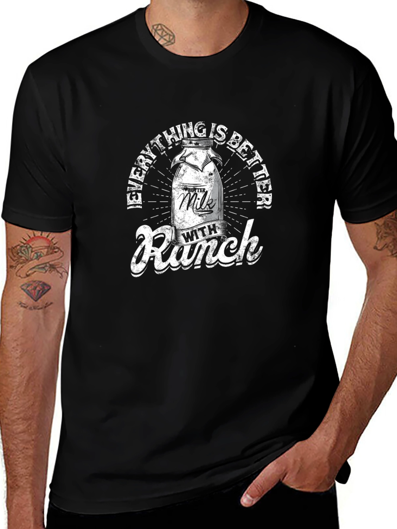 Funny Everything is Better with Ranch T-Shirt