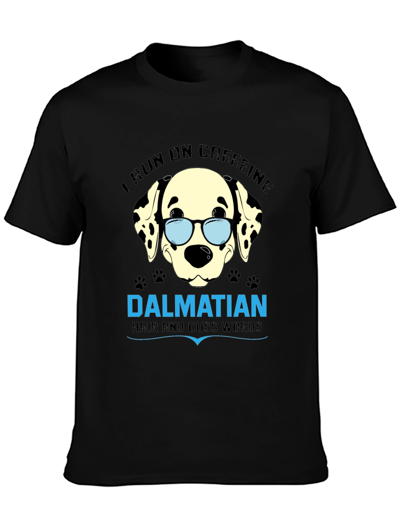 Dalmatian Caffeine Humor Graphic Tee