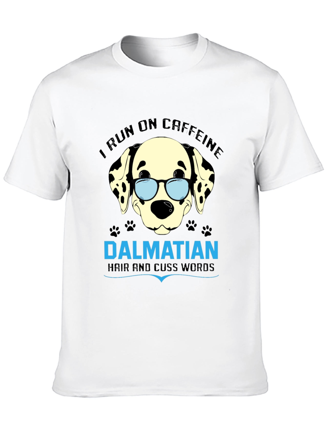 Dalmatian Caffeine Humor Graphic Tee