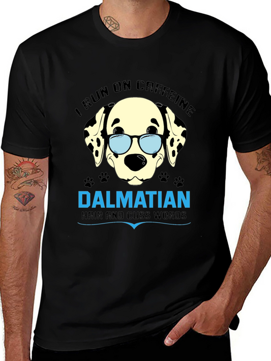 Dalmatian Caffeine Humor Graphic Tee