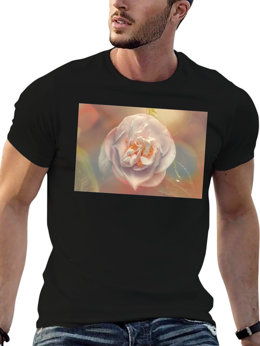 Floral Graphic T-Shirt - Soft Bloom Design