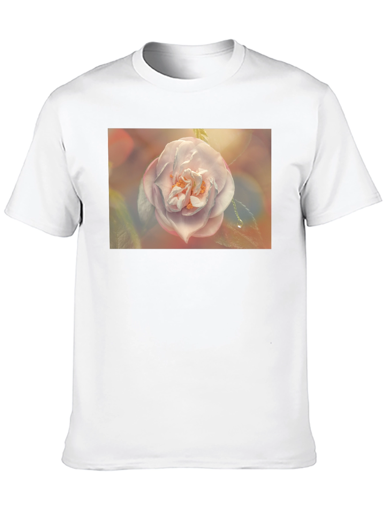 Floral Graphic T-Shirt - Soft Bloom Design