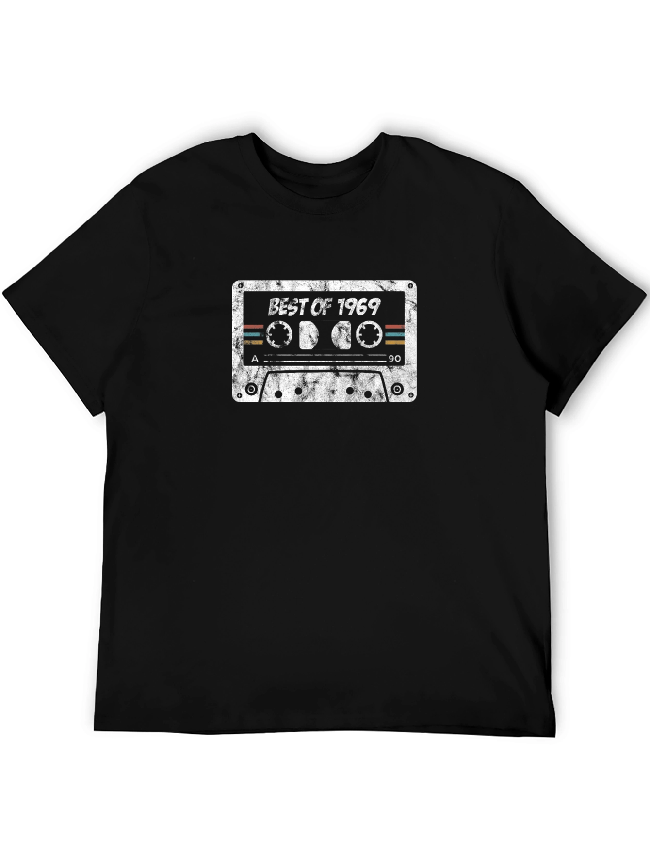 Retro Best of 1969 Cassette Tape Graphic T-Shirt