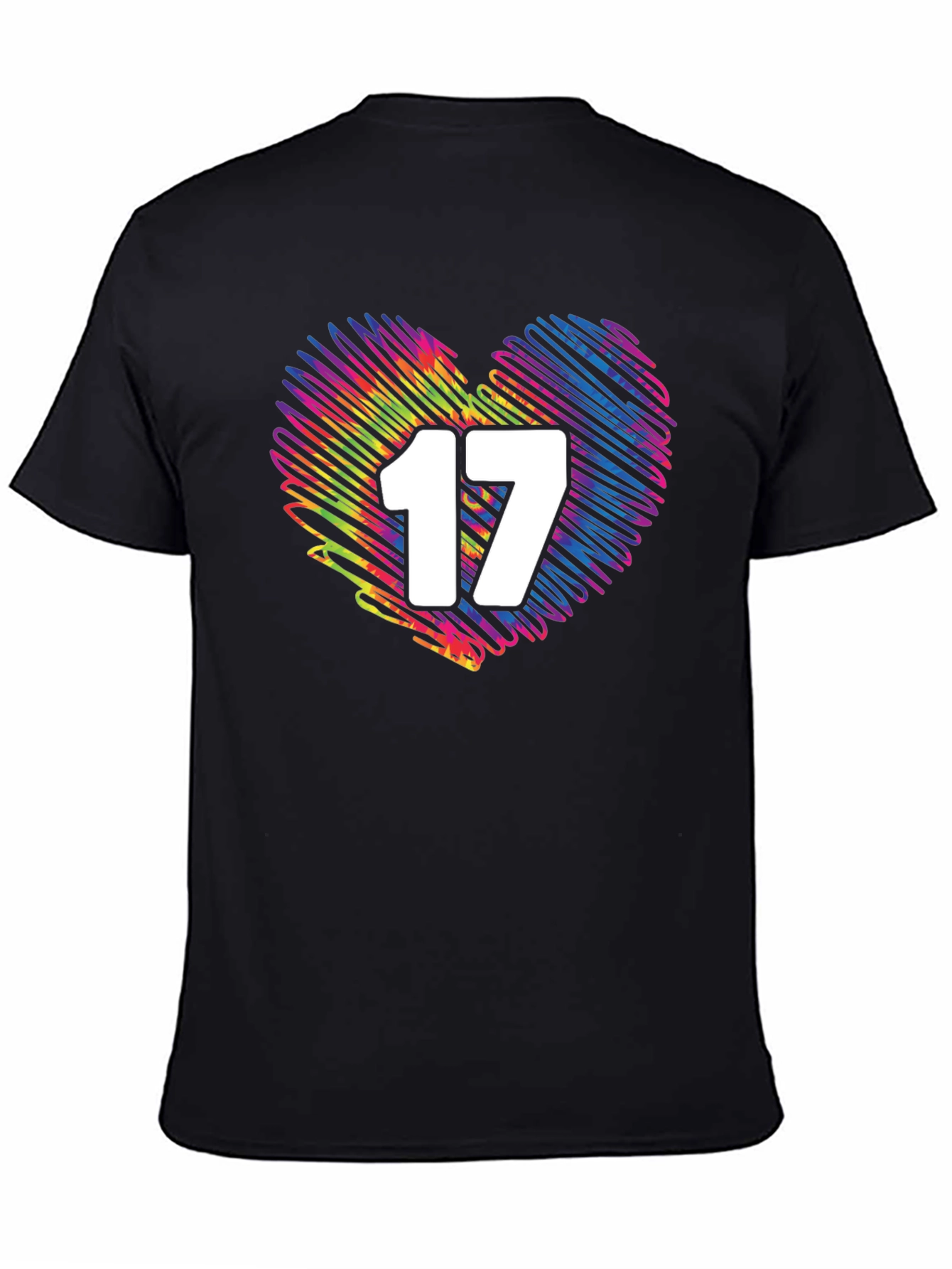 Heart 17 Graphic Tee - Stylish Casual Wear