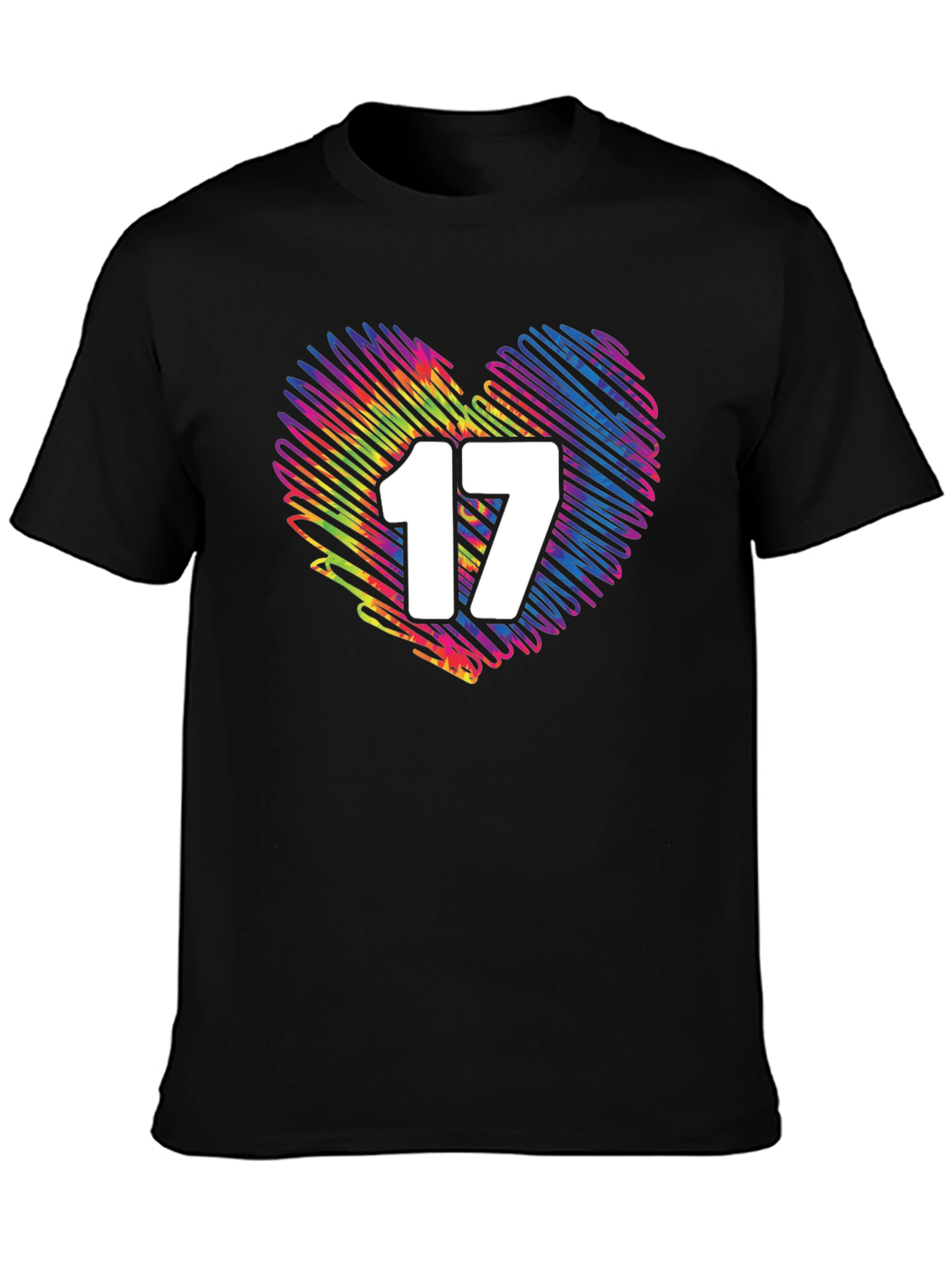 Heart 17 Graphic Tee - Stylish Casual Wear