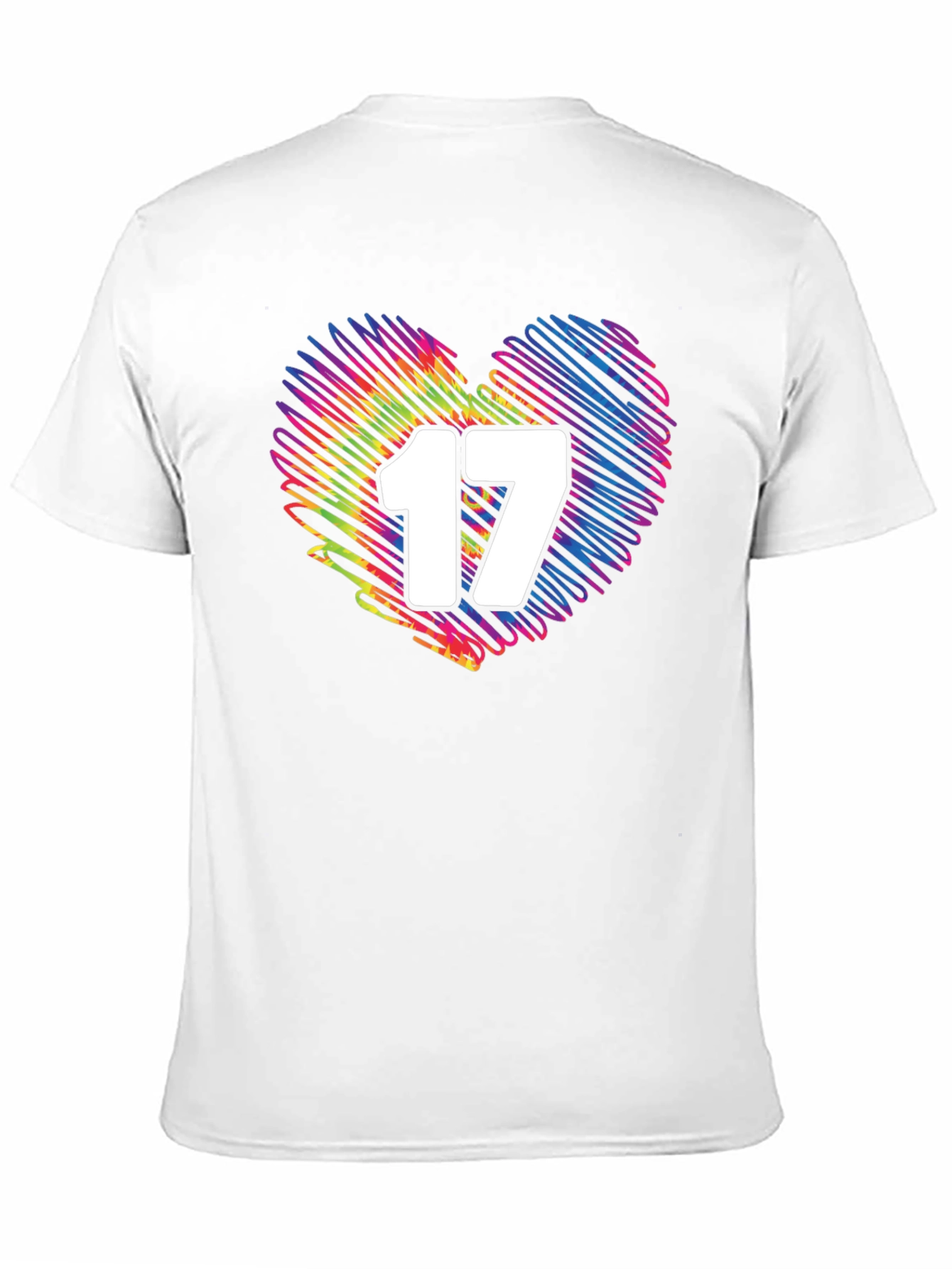 Heart 17 Graphic Tee - Stylish Casual Wear