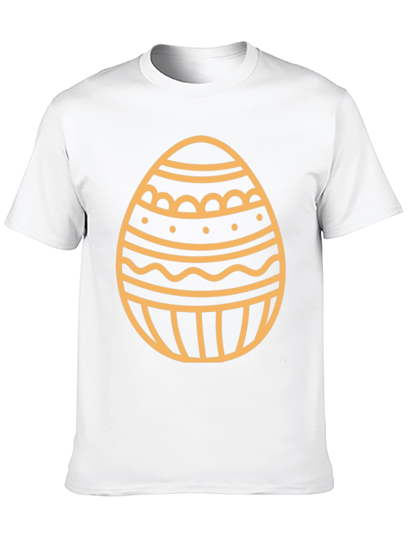 Easter Egg Graphic T-Shirt - Black