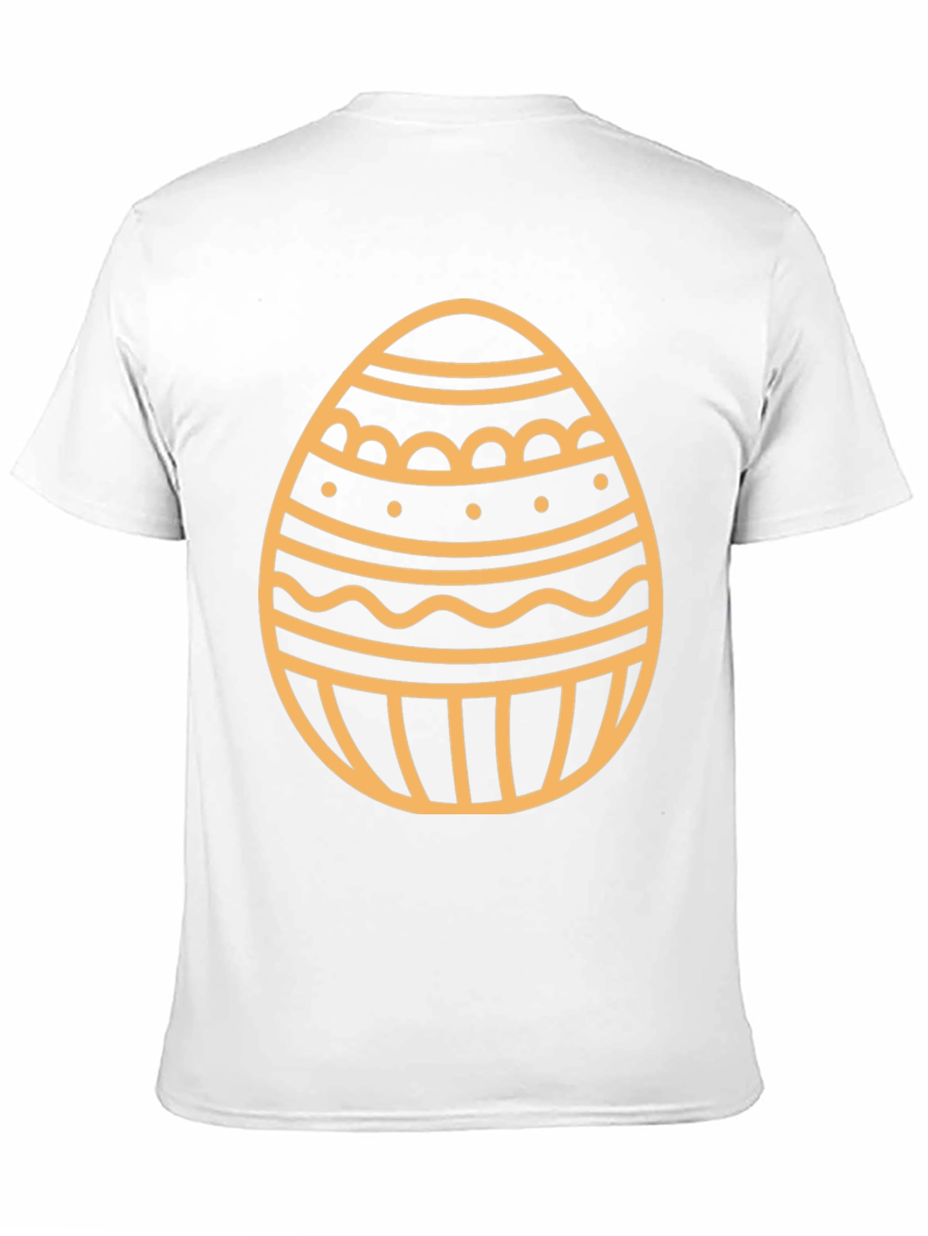Easter Egg Graphic T-Shirt - Black