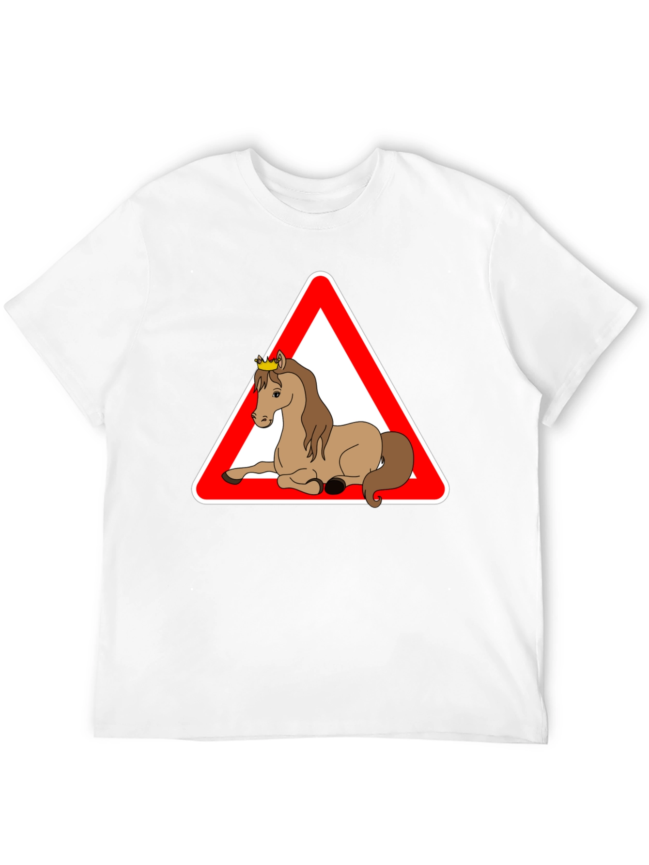 Novelty Horse Crossing T-Shirt