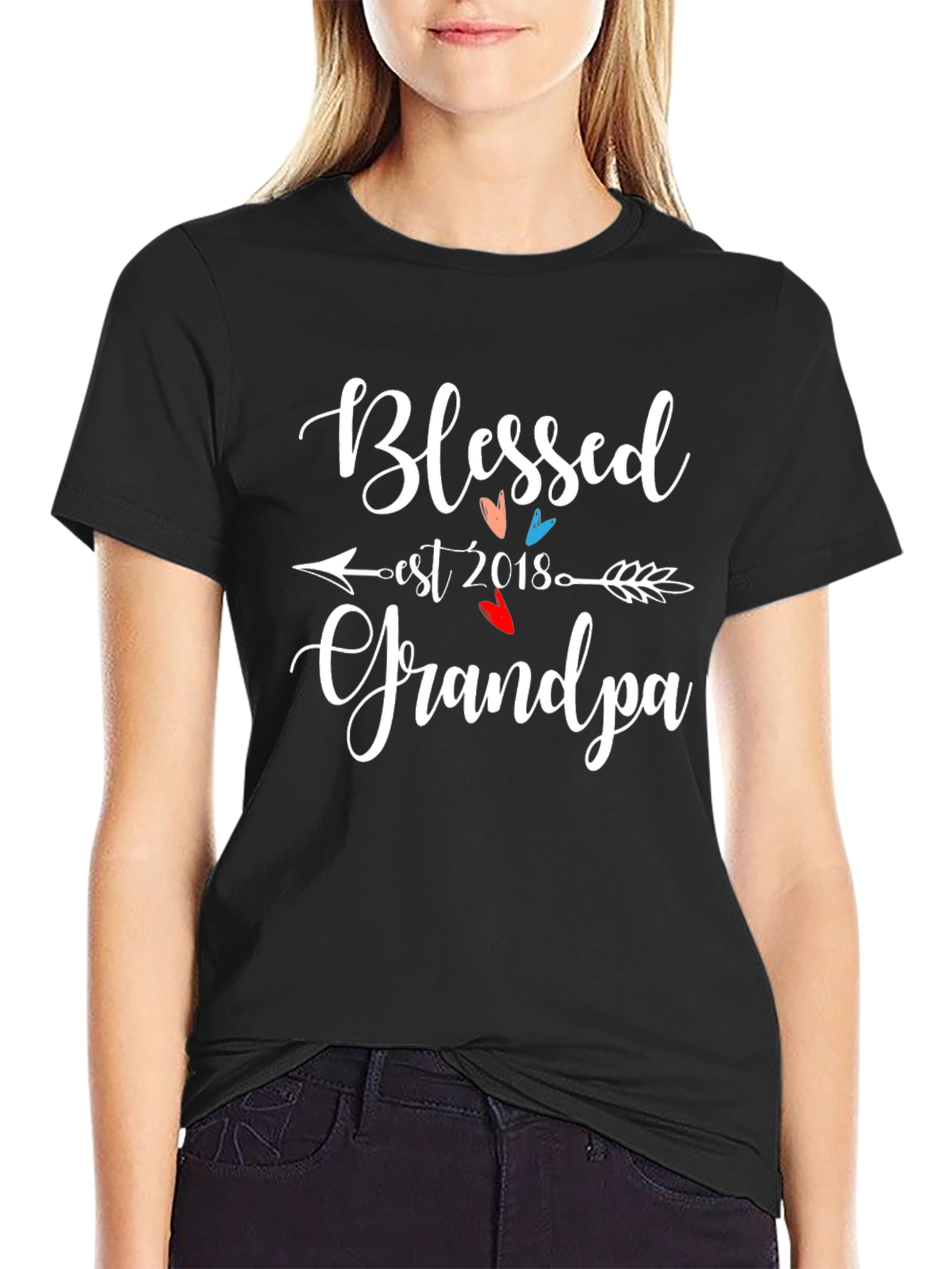Blessed Grandpa Est 2018 T-Shirt