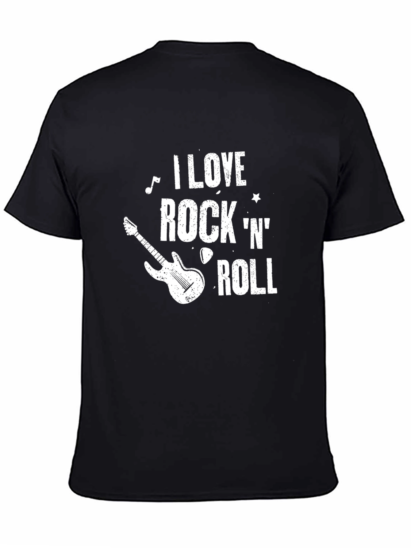 I Love Rock N Roll Black Graphic Tee