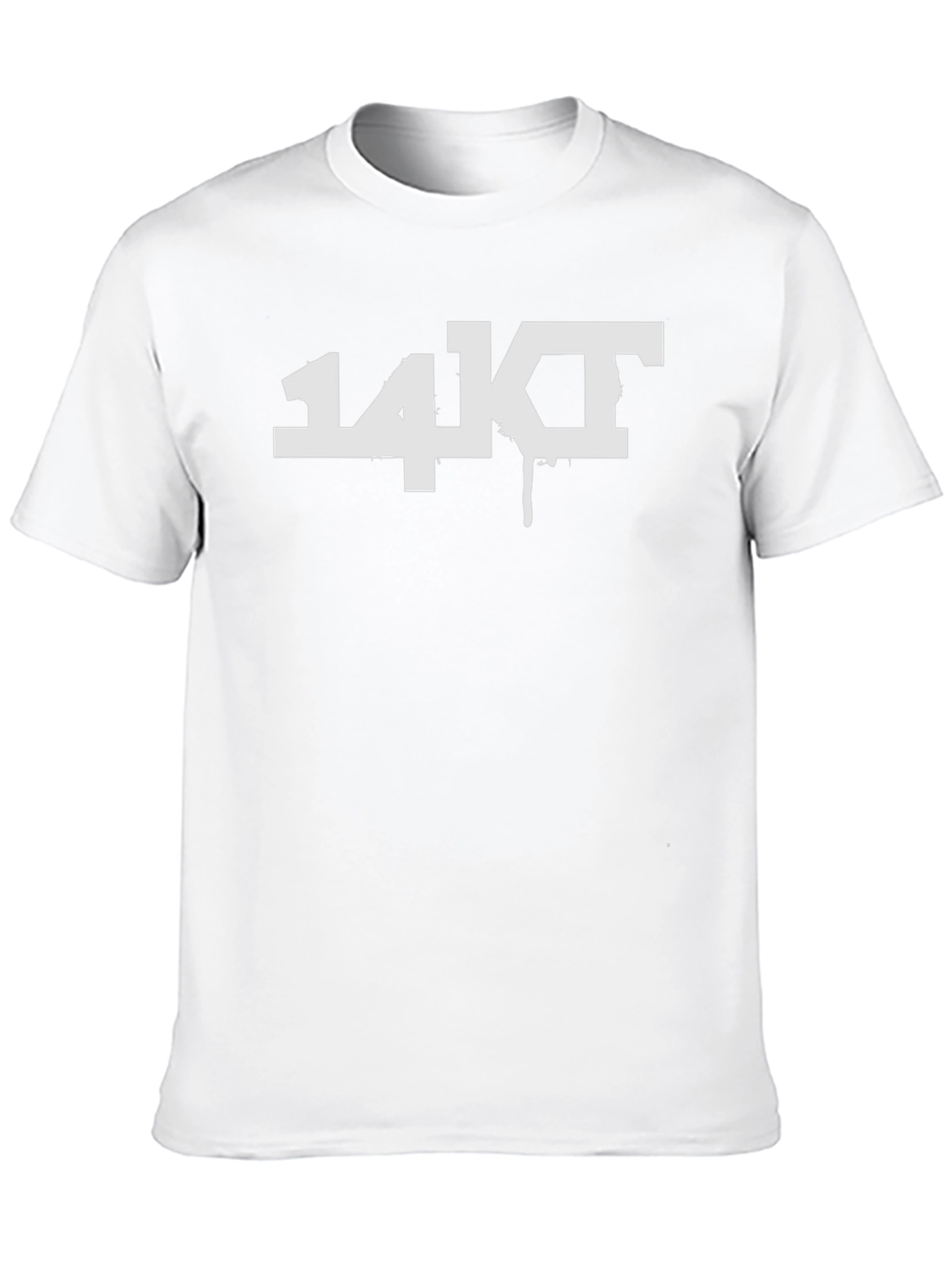 14KT Graphic Tee - Black Casual T-Shirt