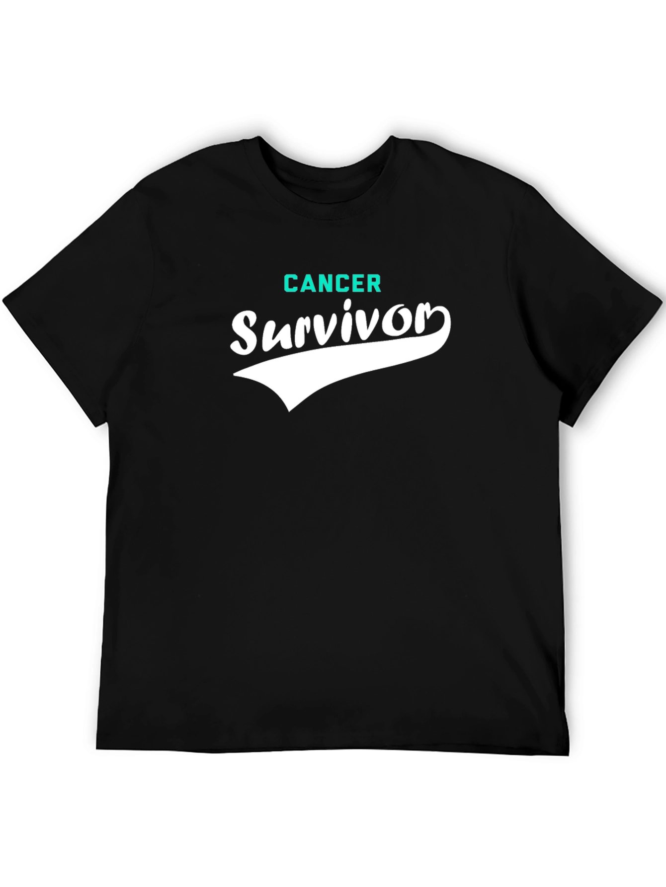 Cancer Survivor Graphic Tee - Black