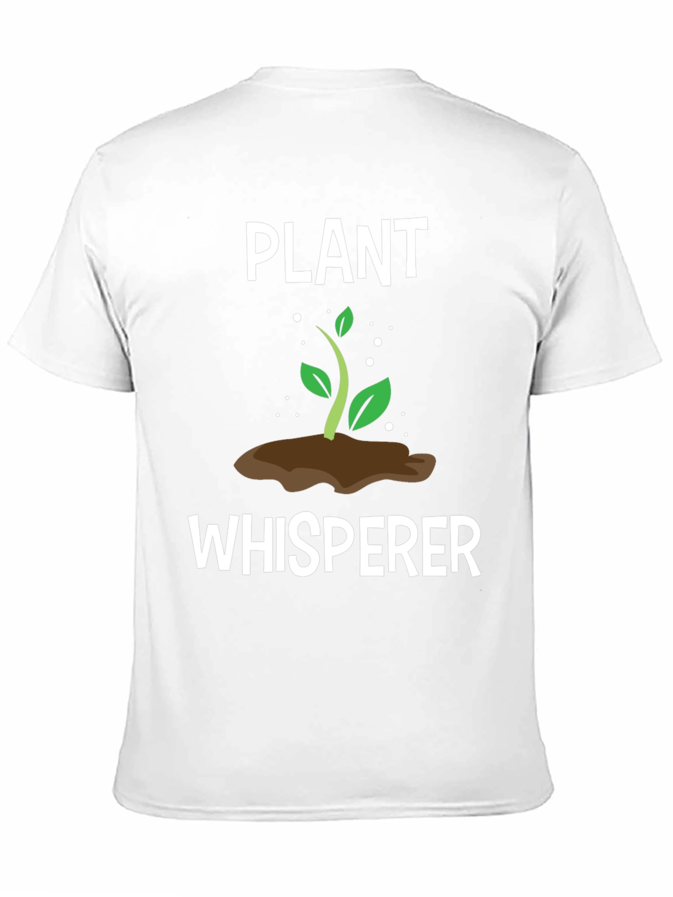 Plant Whisperer Graphic Tee - Black Cotton T-Shirt