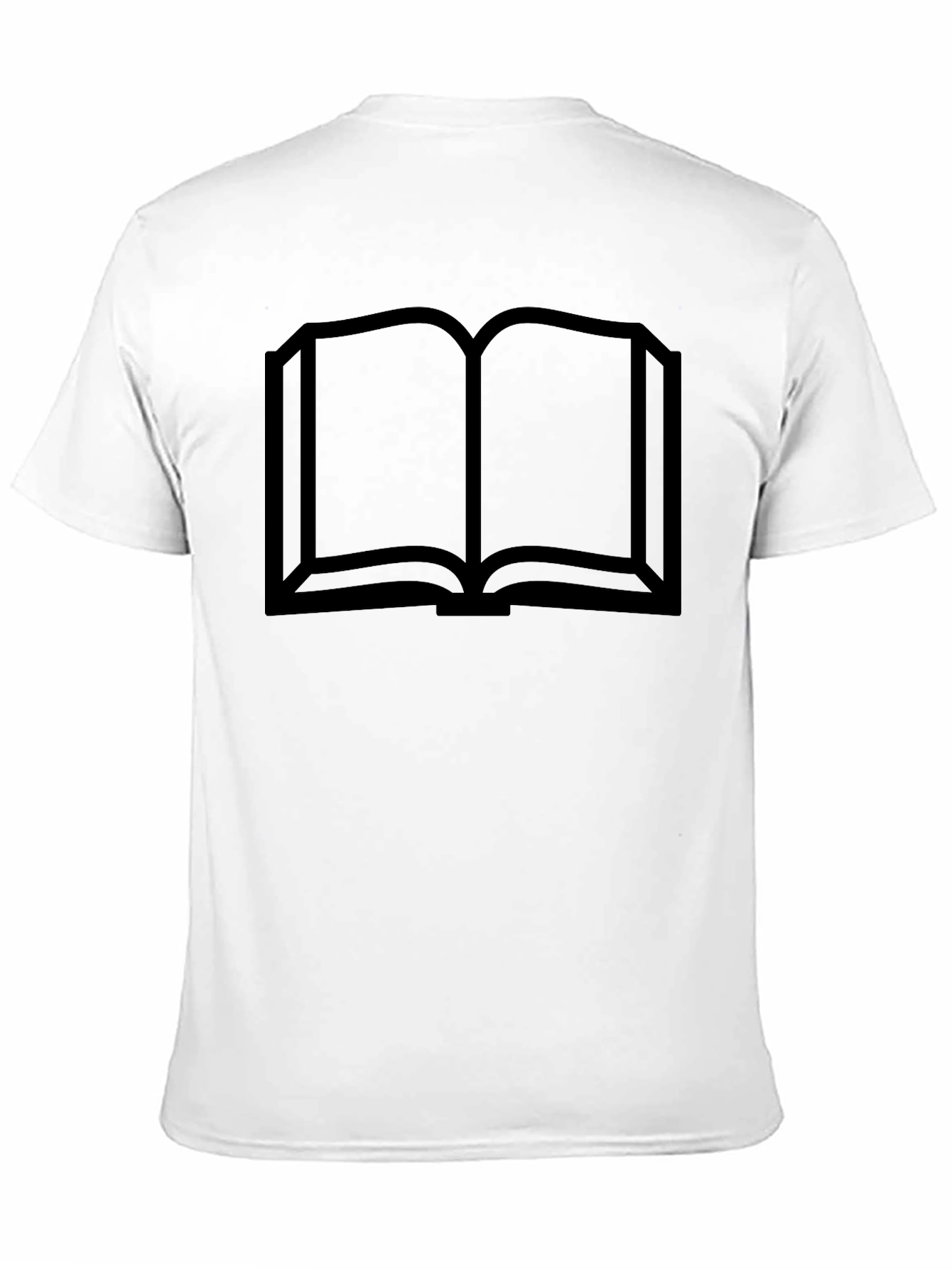 Open Book Graphic Tee - Unisex Black T-Shirt
