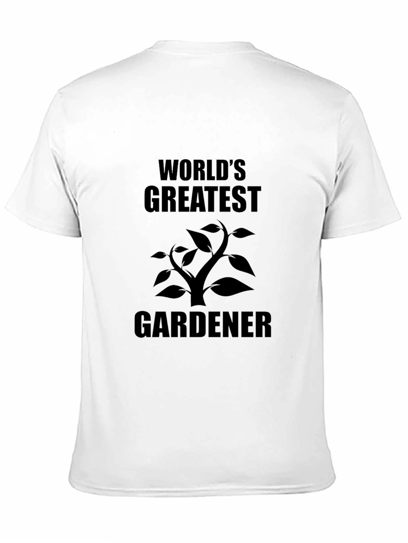 Worlds Greatest Gardener Black T-Shirt
