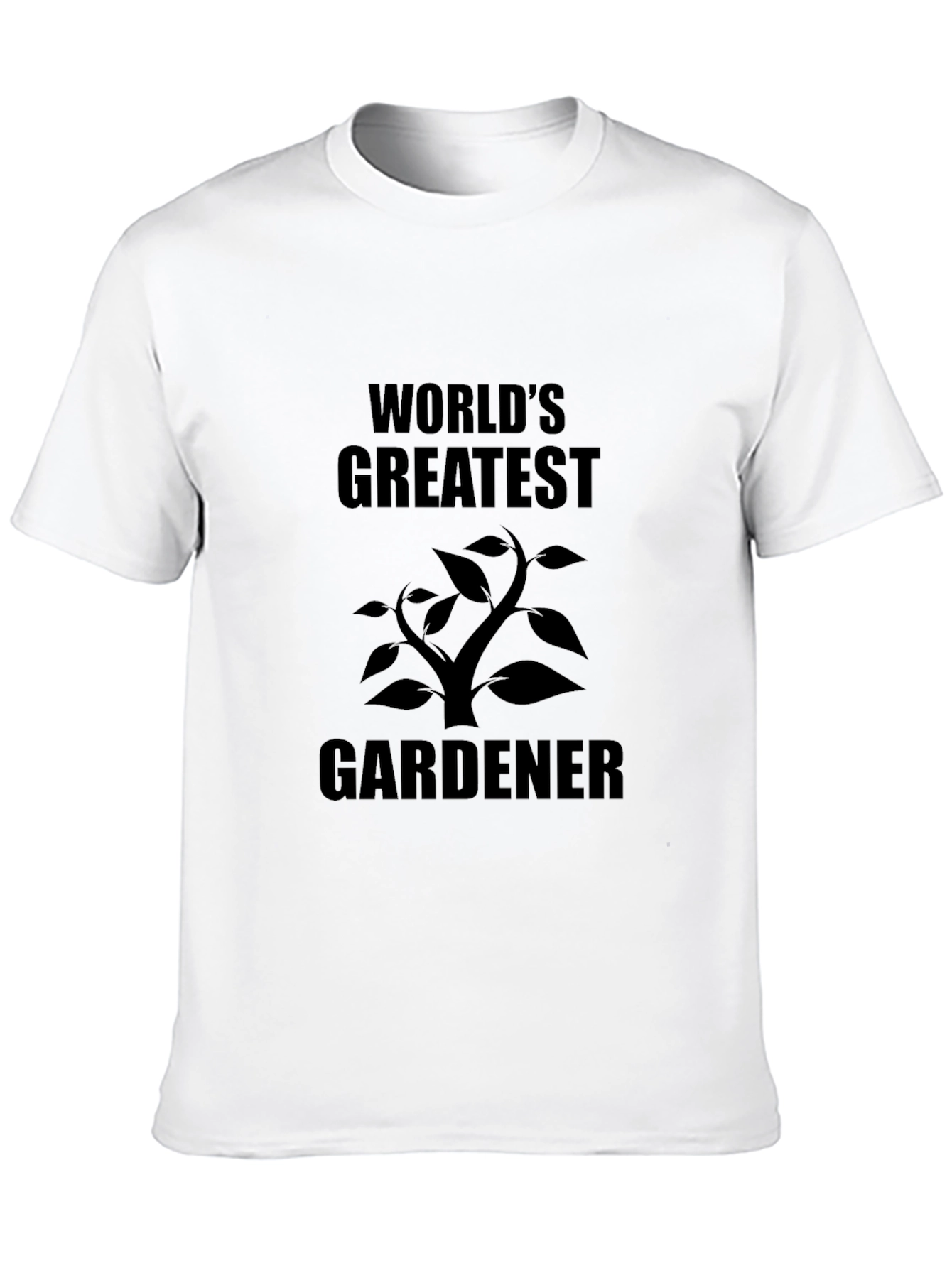 Worlds Greatest Gardener Black T-Shirt