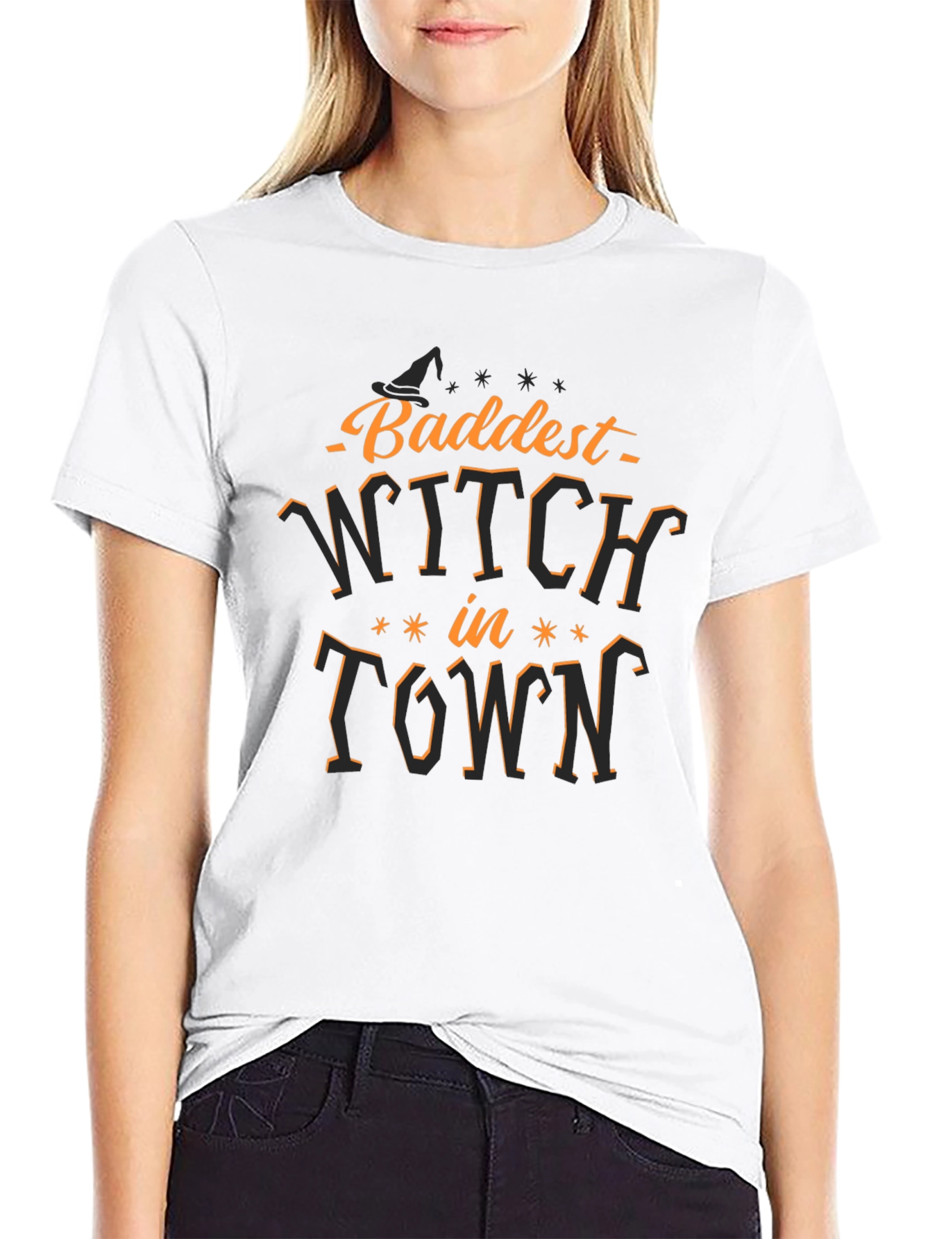 Baddest Witch in Town Black T-Shirt