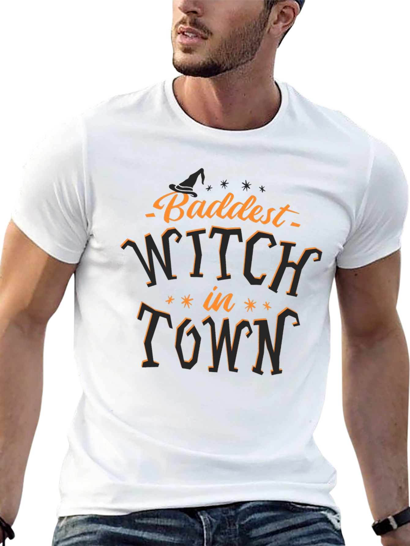 Baddest Witch in Town Black T-Shirt